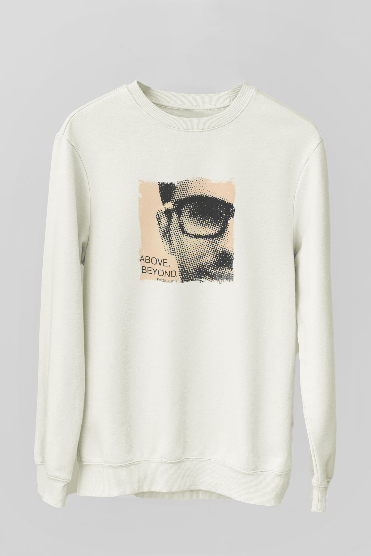 Above and BeyondBaskılı Beyaz Sweatshirt