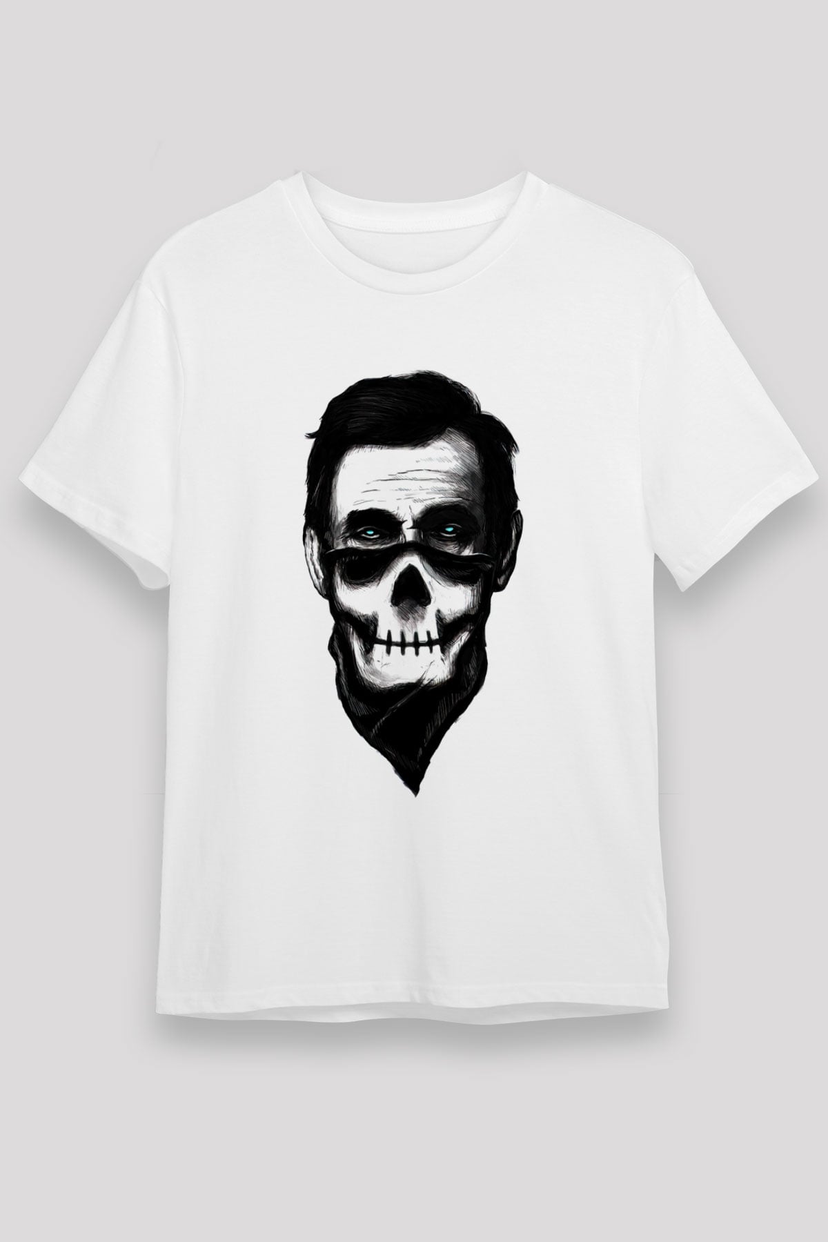 Abraham Lincoln Beyaz Unisex Tişört T-Shirt - TişörtFabrikası