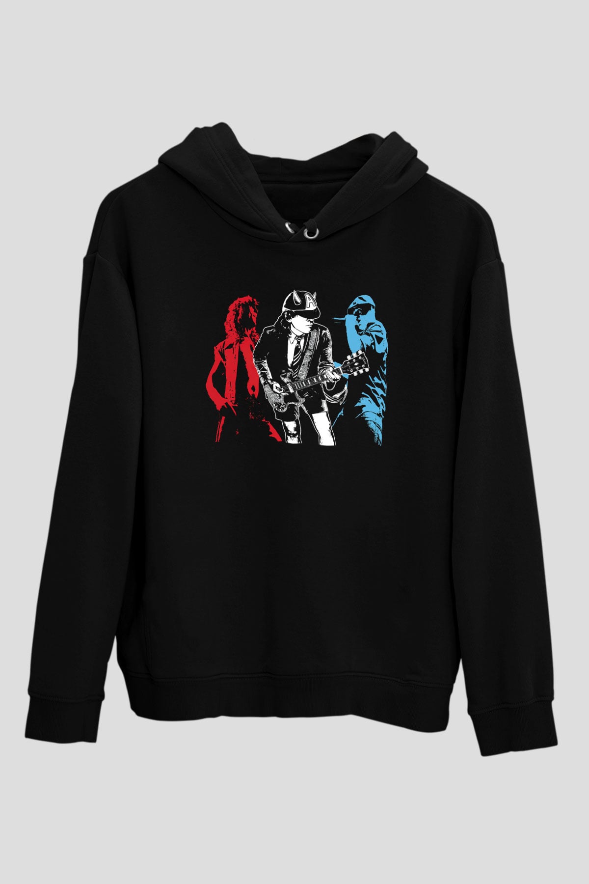 AC DC Angus Young Siyah Unisex Hoodie