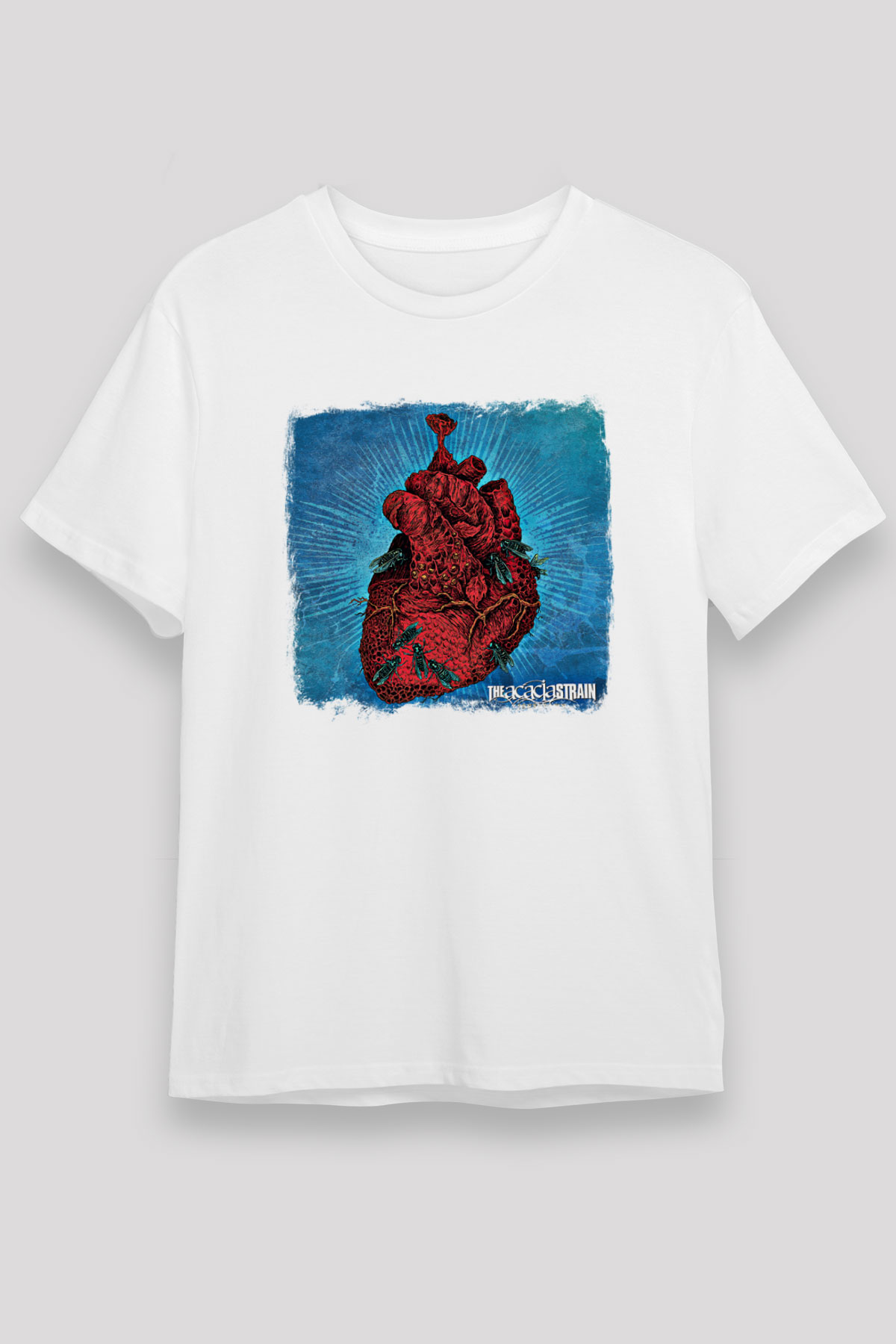 Acacia Strain Baskılı Unisex Beyaz Tişört