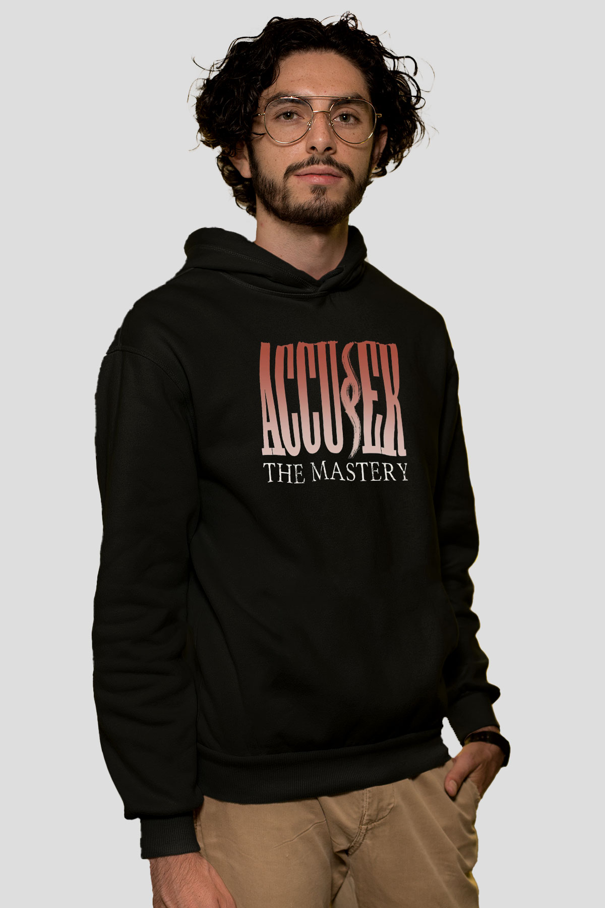 Accuser Siyah Unisex Hoodie