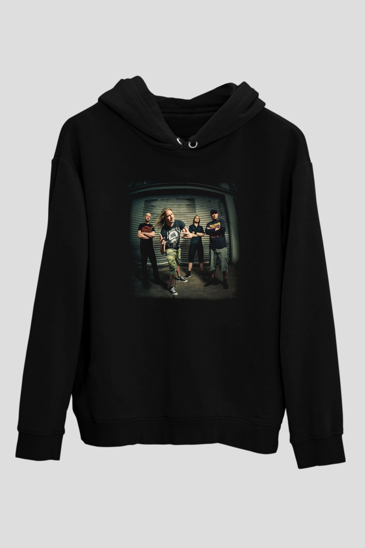 Accuser Siyah Unisex Hoodie