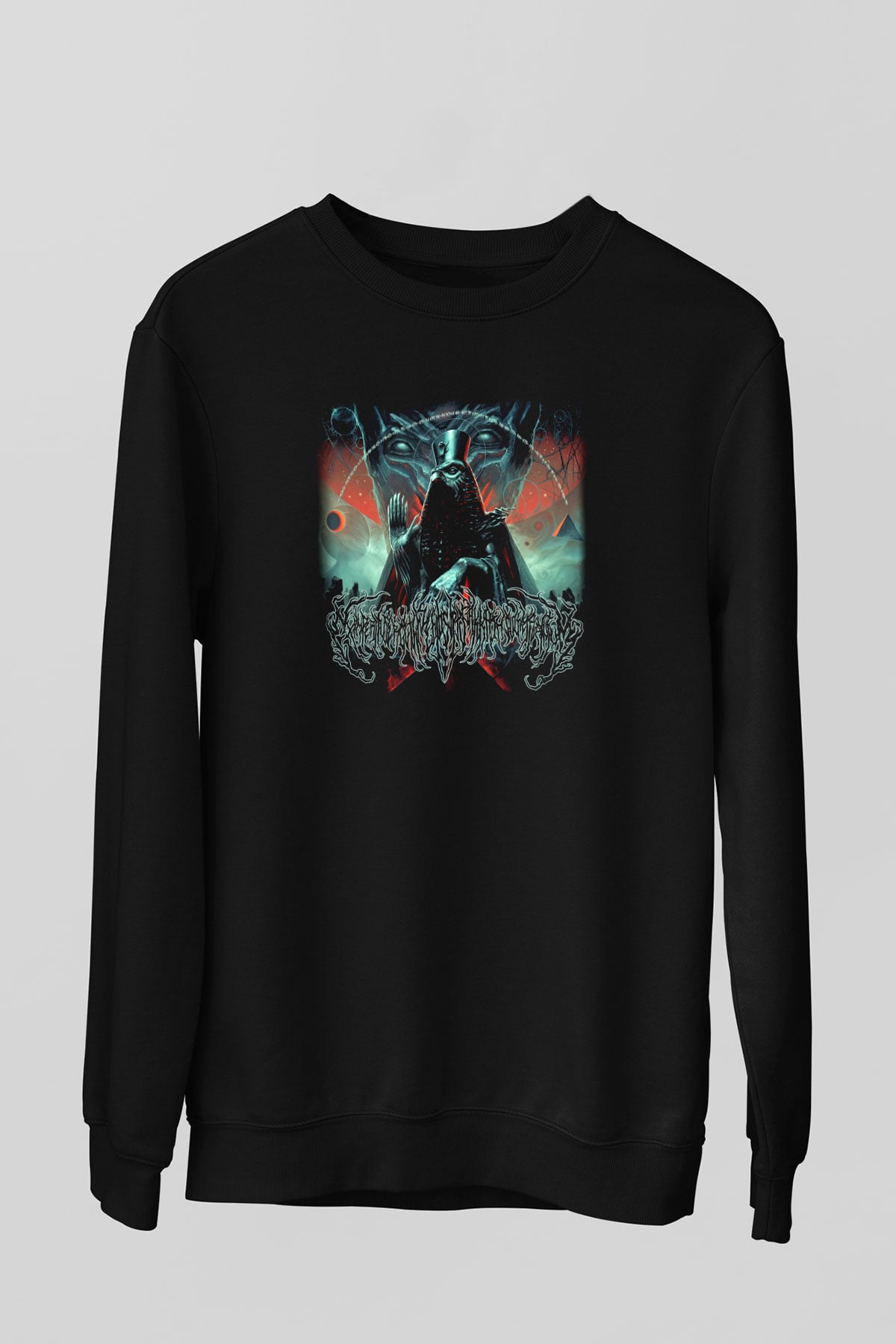 Accuser Siyah Unisex Sweatshirt