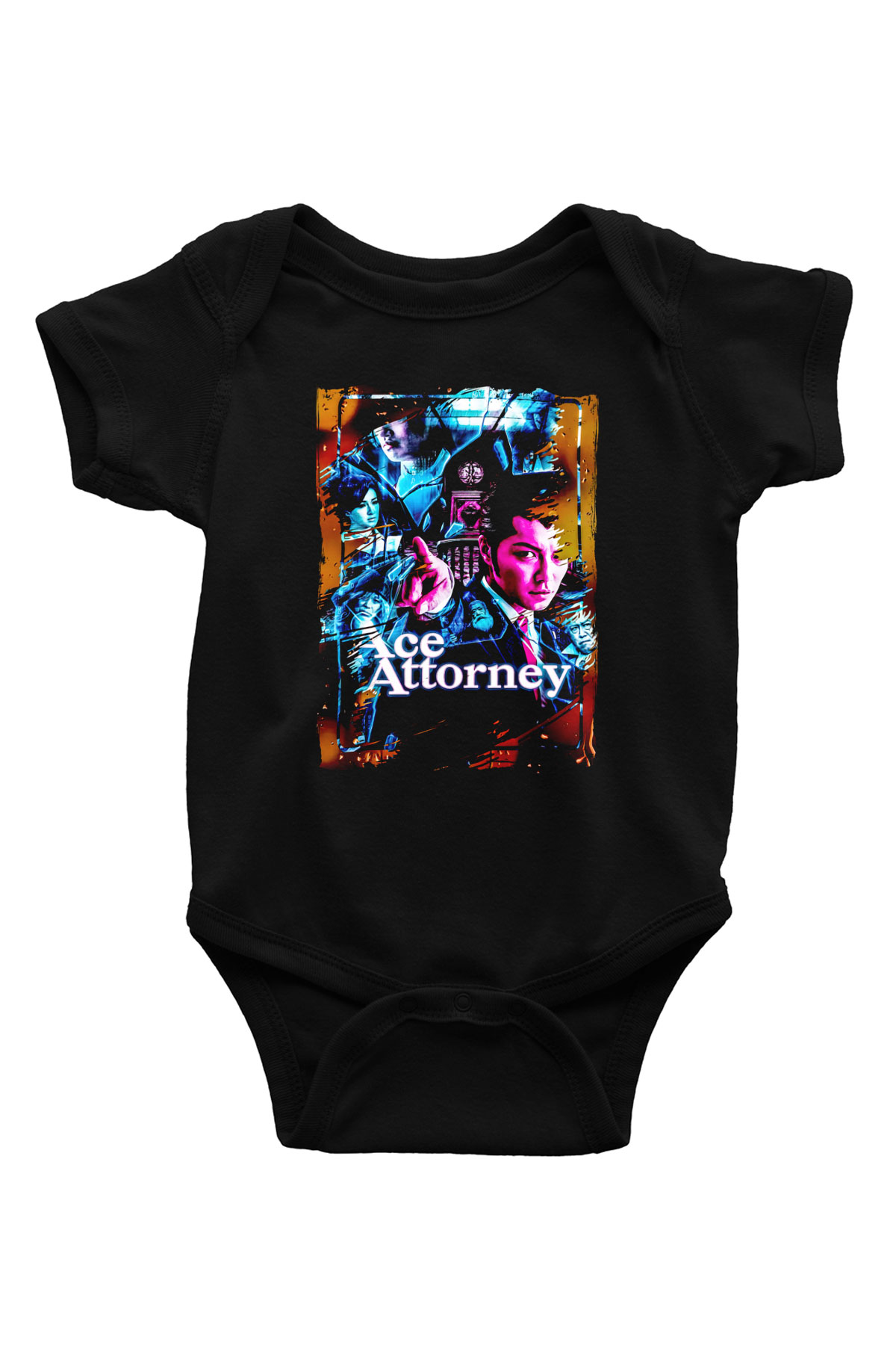 Ace Attorney Siyah Bebek Body - Zıbın
