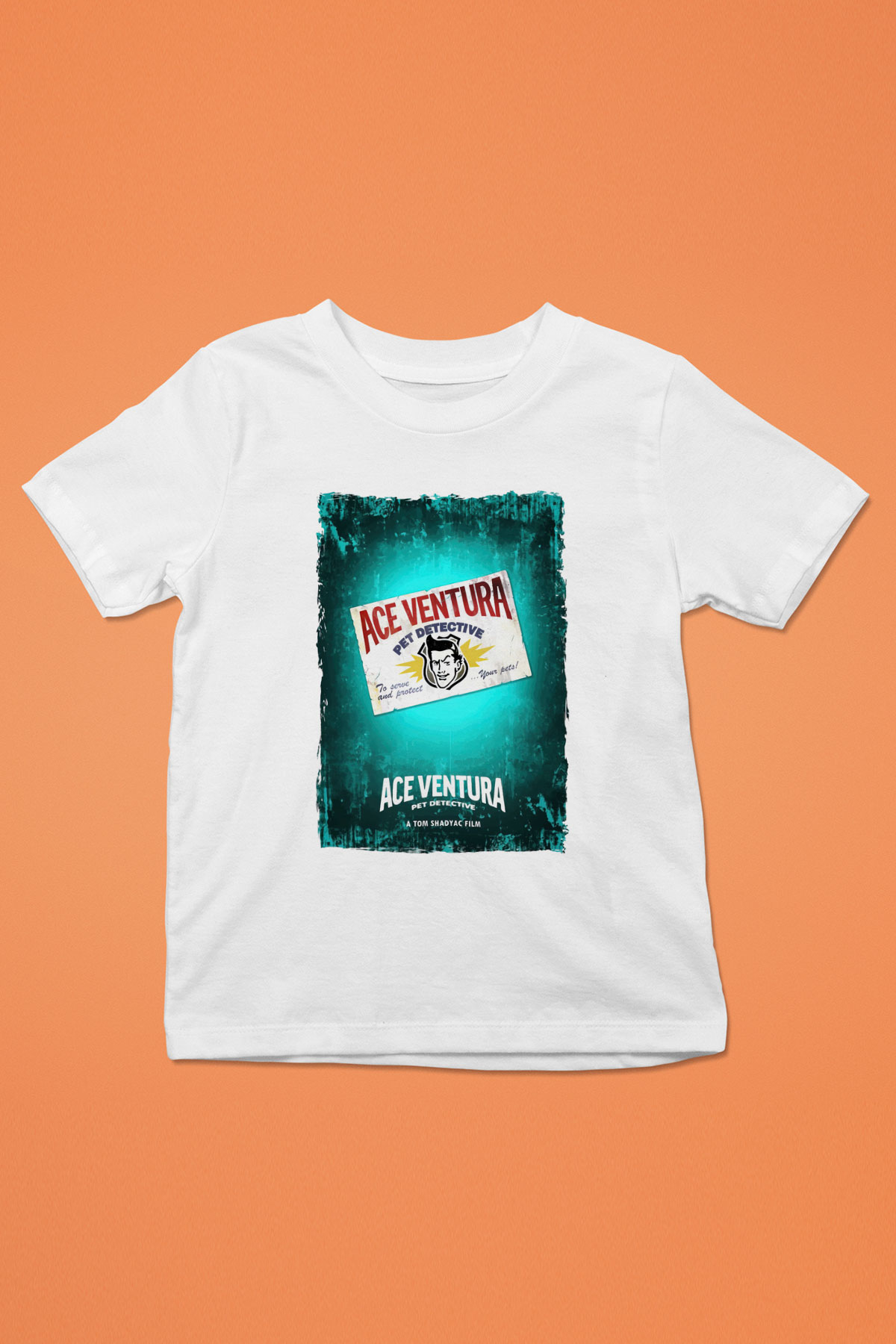 Ace Ventura Beyaz Unisex  Çocuk Tişört