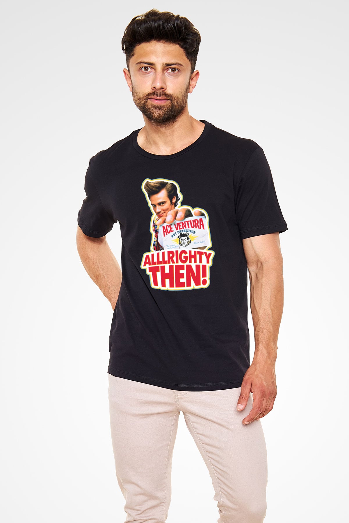 Ace Ventura Beyaz Unisex Tişört