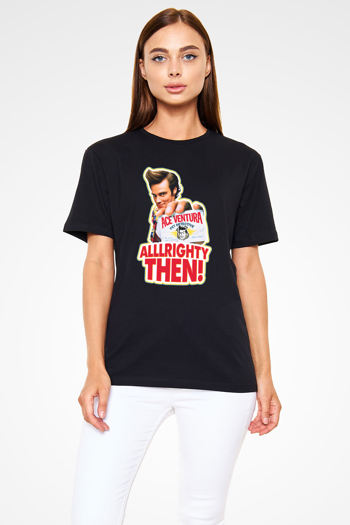 Ace Ventura Beyaz Unisex Tişört