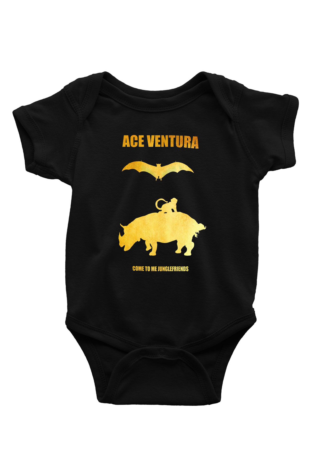 Ace Ventura Siyah Bebek Body - Zıbın