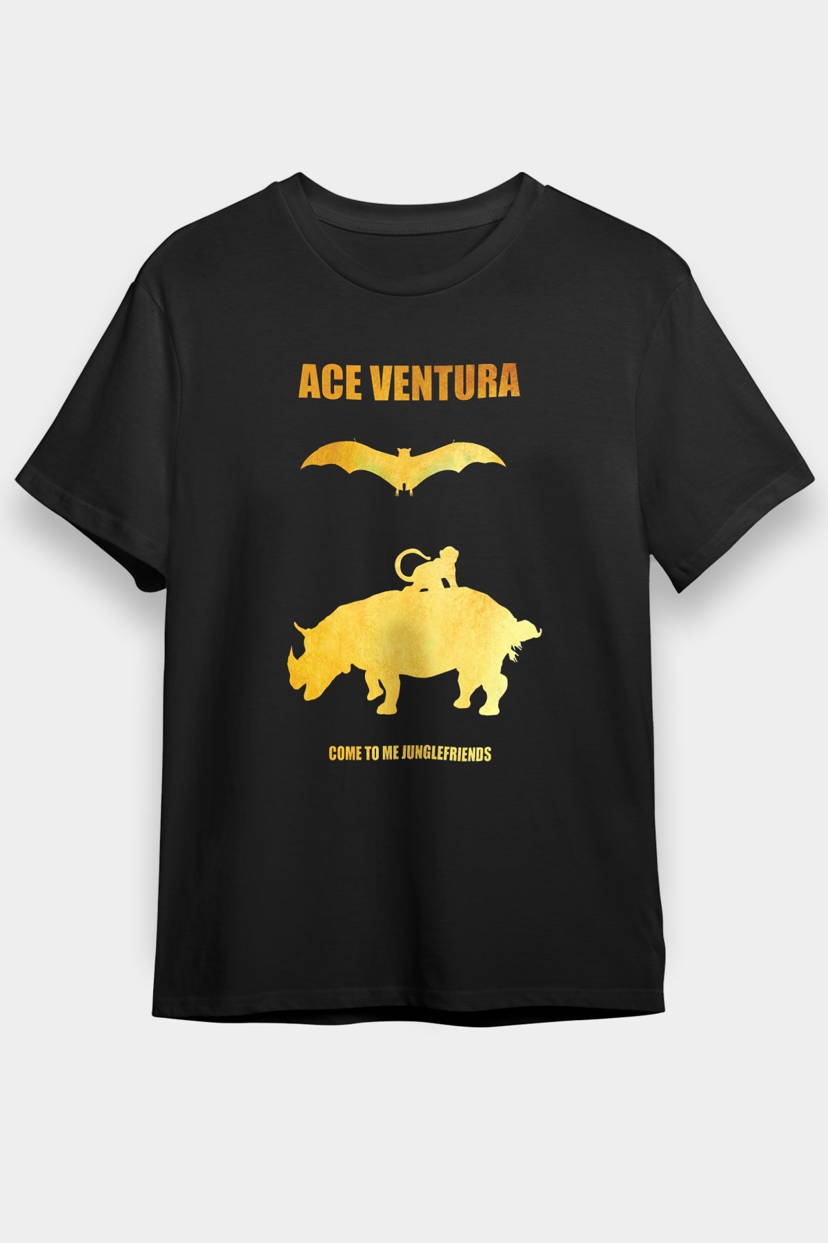 Ace Ventura Siyah Unisex Tişört