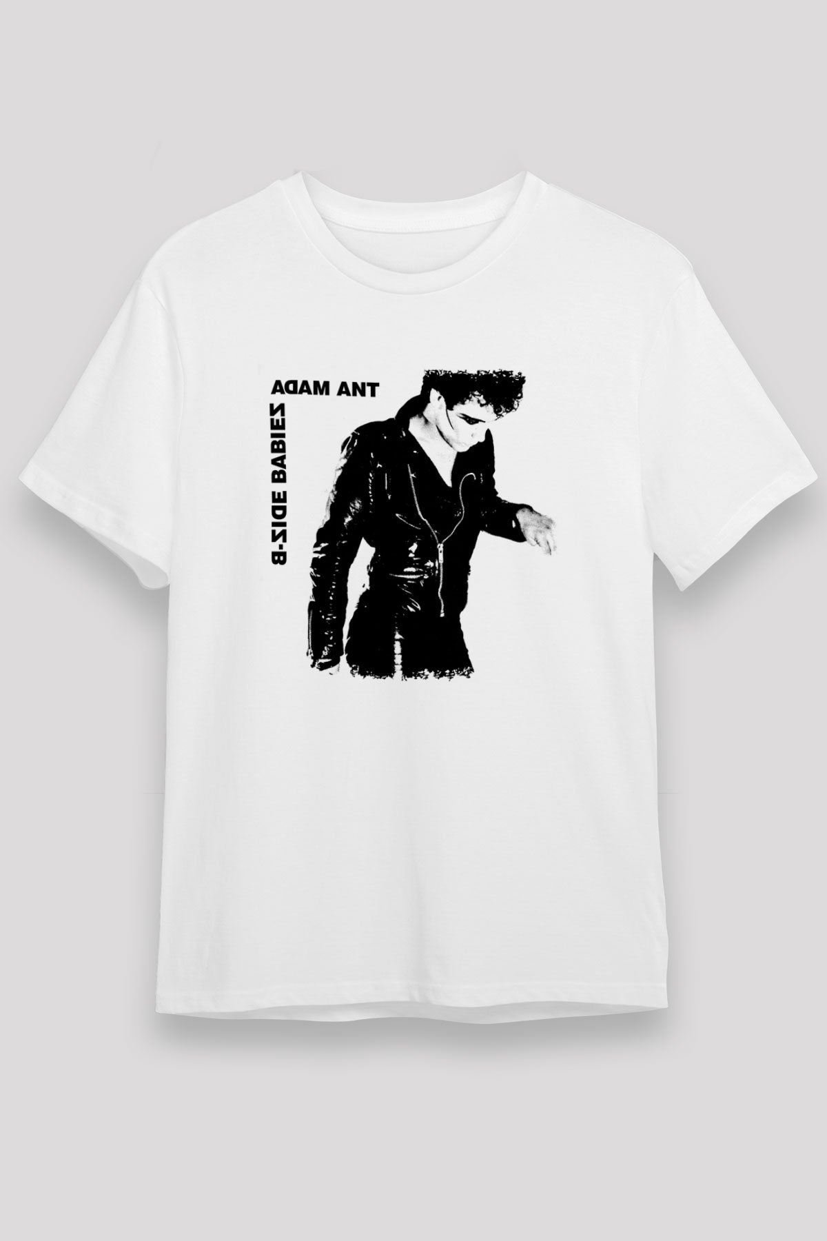 Adam Ant Baskılı Unisex Beyaz Tişört