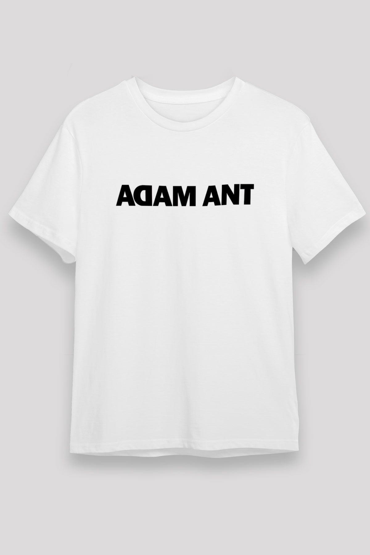 Adam Ant Baskılı Unisex Beyaz Tişört
