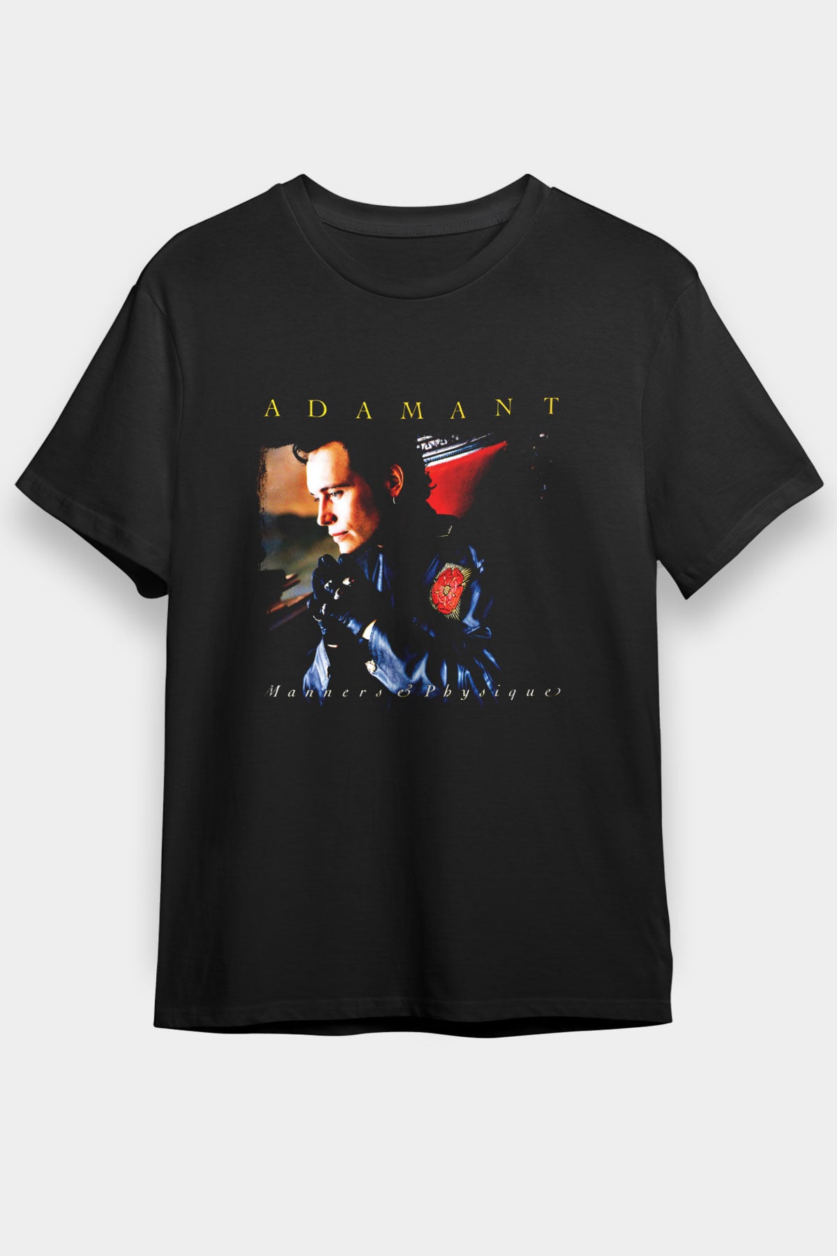 Adam Ant Baskılı Unisex Siyah Tişört
