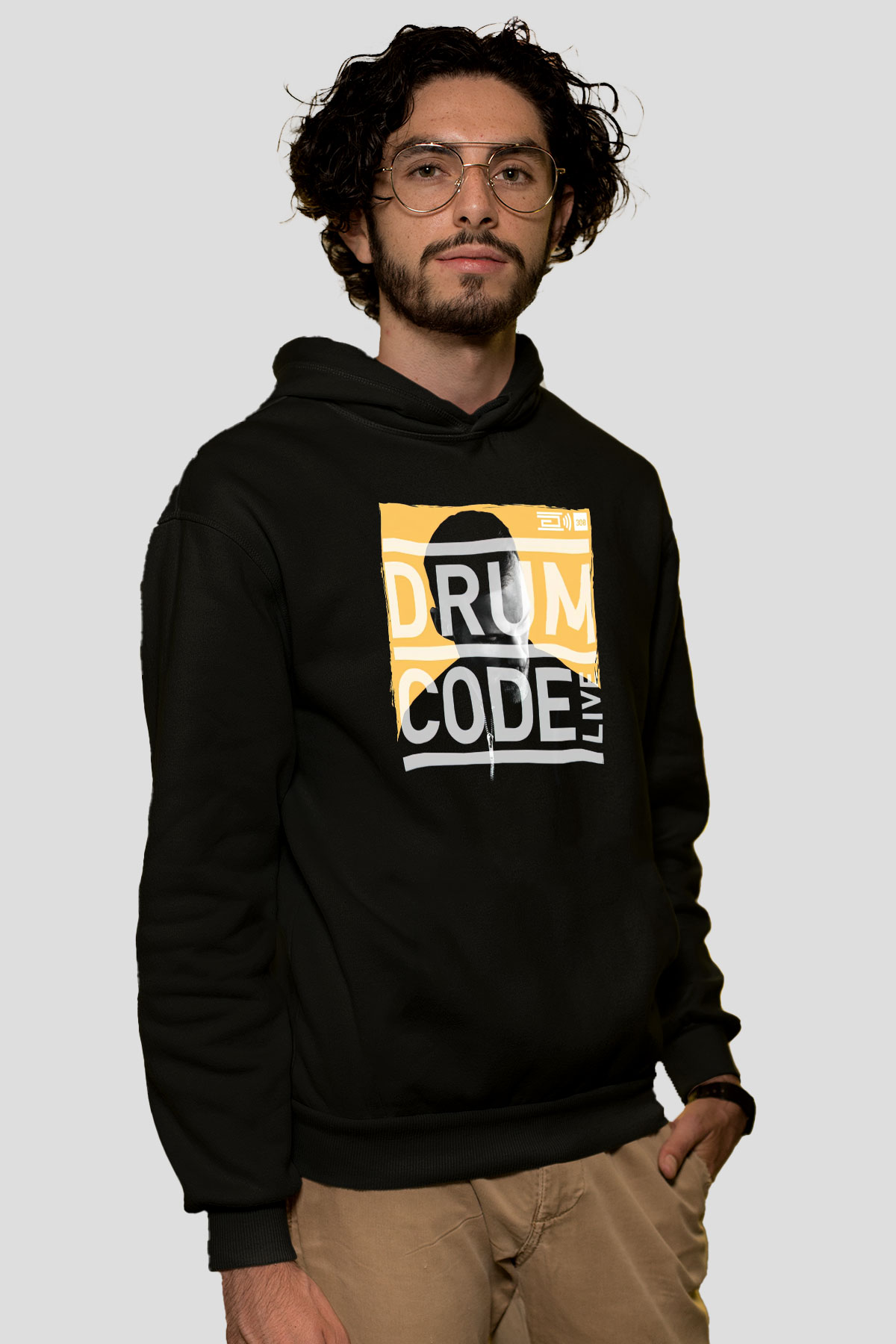 Adam Beyer Siyah Unisex Kapüşonlu Sweatshirt