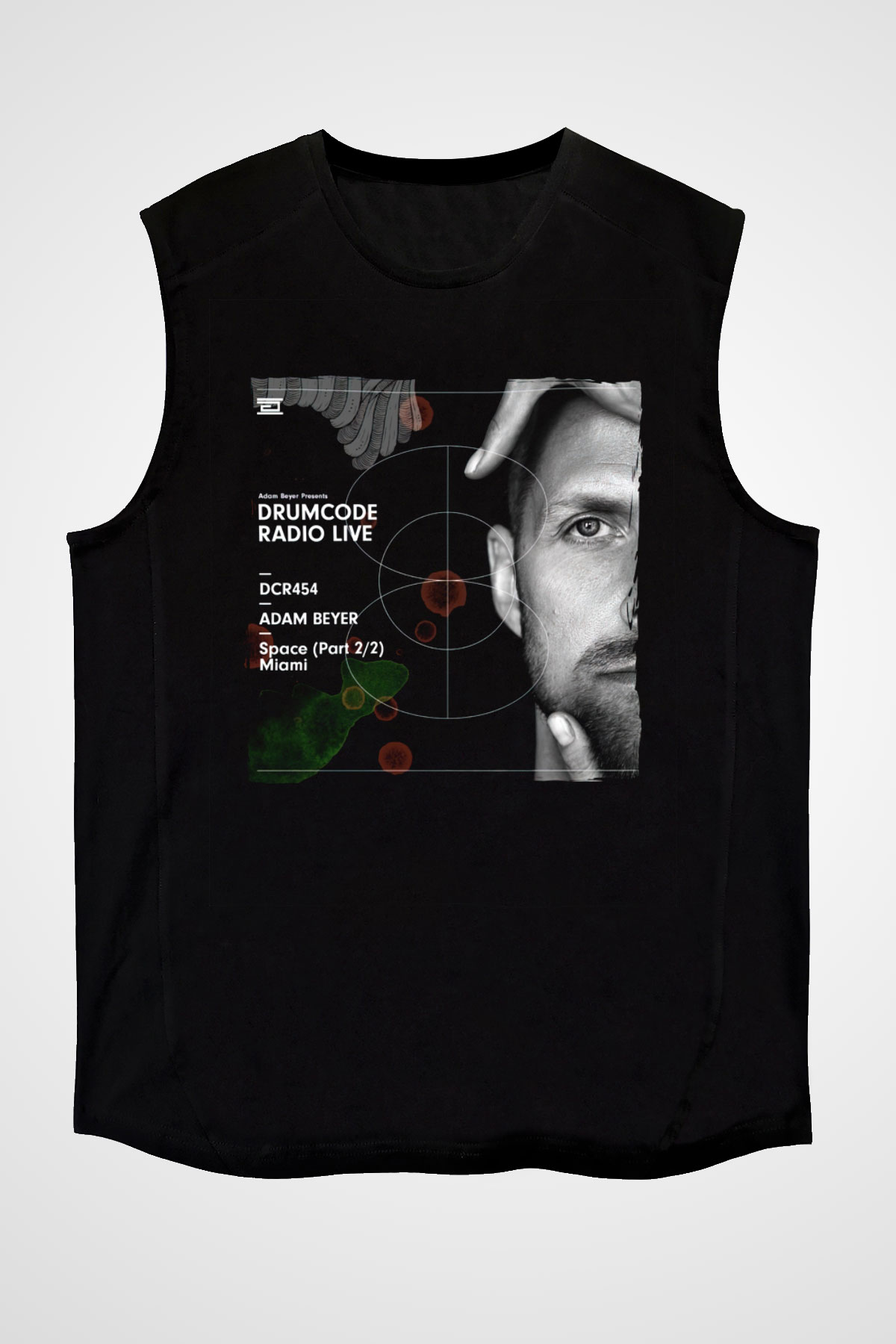 Adam Beyer Siyah Unisex Kolsuz Tişört
