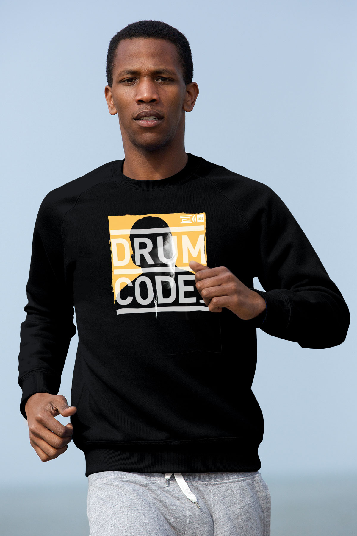 Adam Beyer Siyah Unisex Sweatshirt