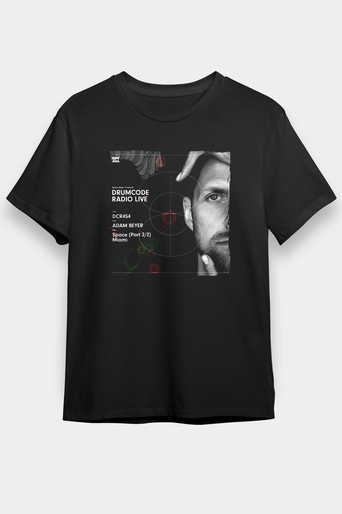 Adam Beyer Siyah Unisex Tişört T-Shirt - TişörtFabrikası