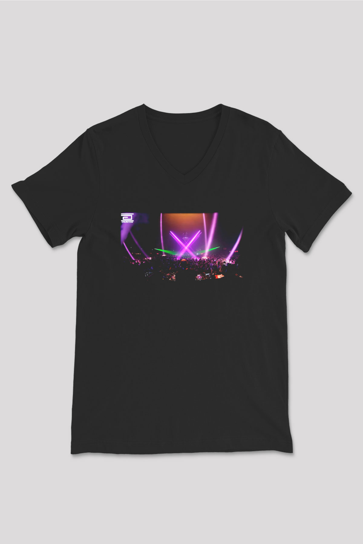 Adam Beyer Siyah Unisex V Yaka Tişört T-Shirt