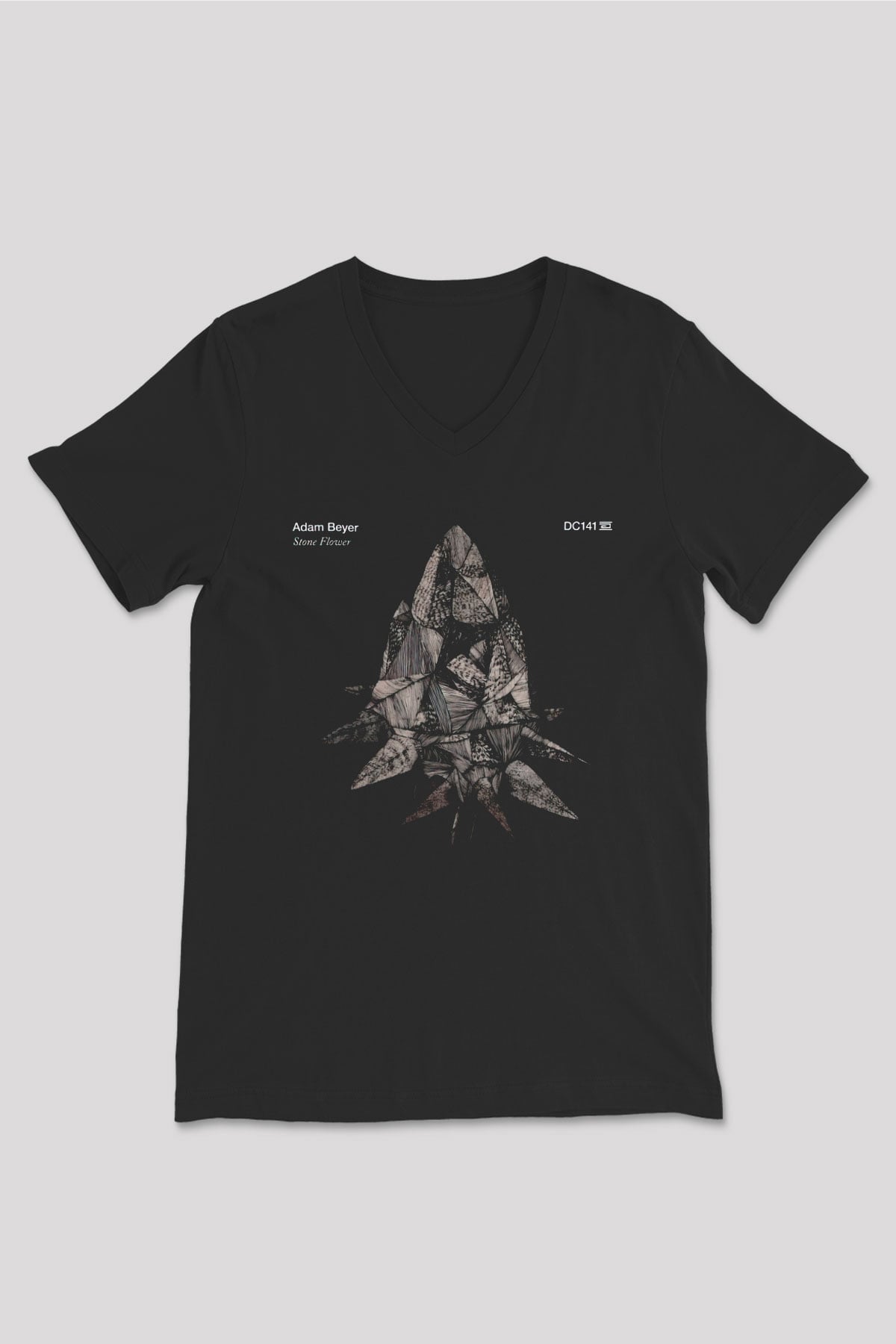 Adam Beyer Siyah Unisex V Yaka Tişört