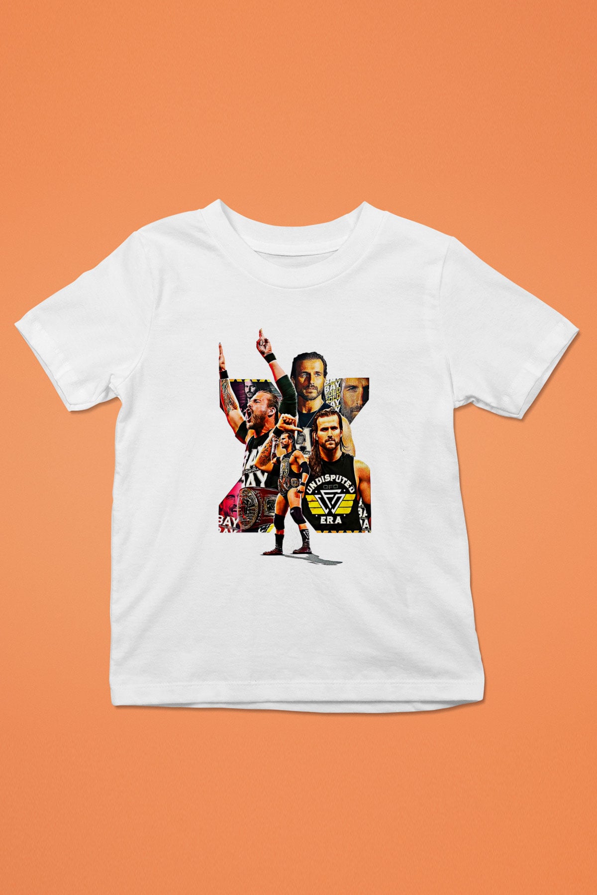 Adam Cole Baskılı Beyaz Unisex Beyaz Çocuk Tişört - Tshirt