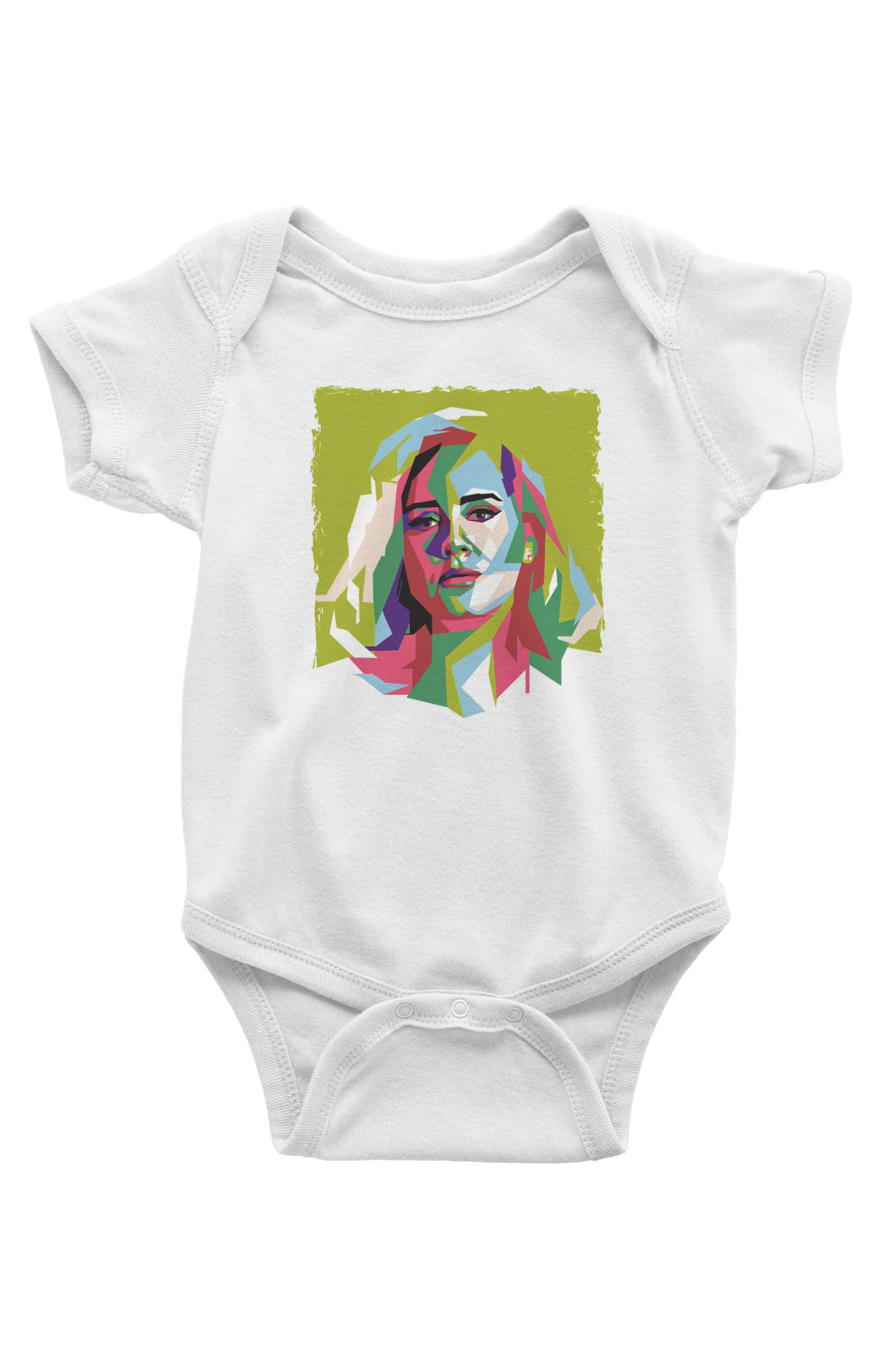 Adele Beyaz Bebek Body - Zıbın