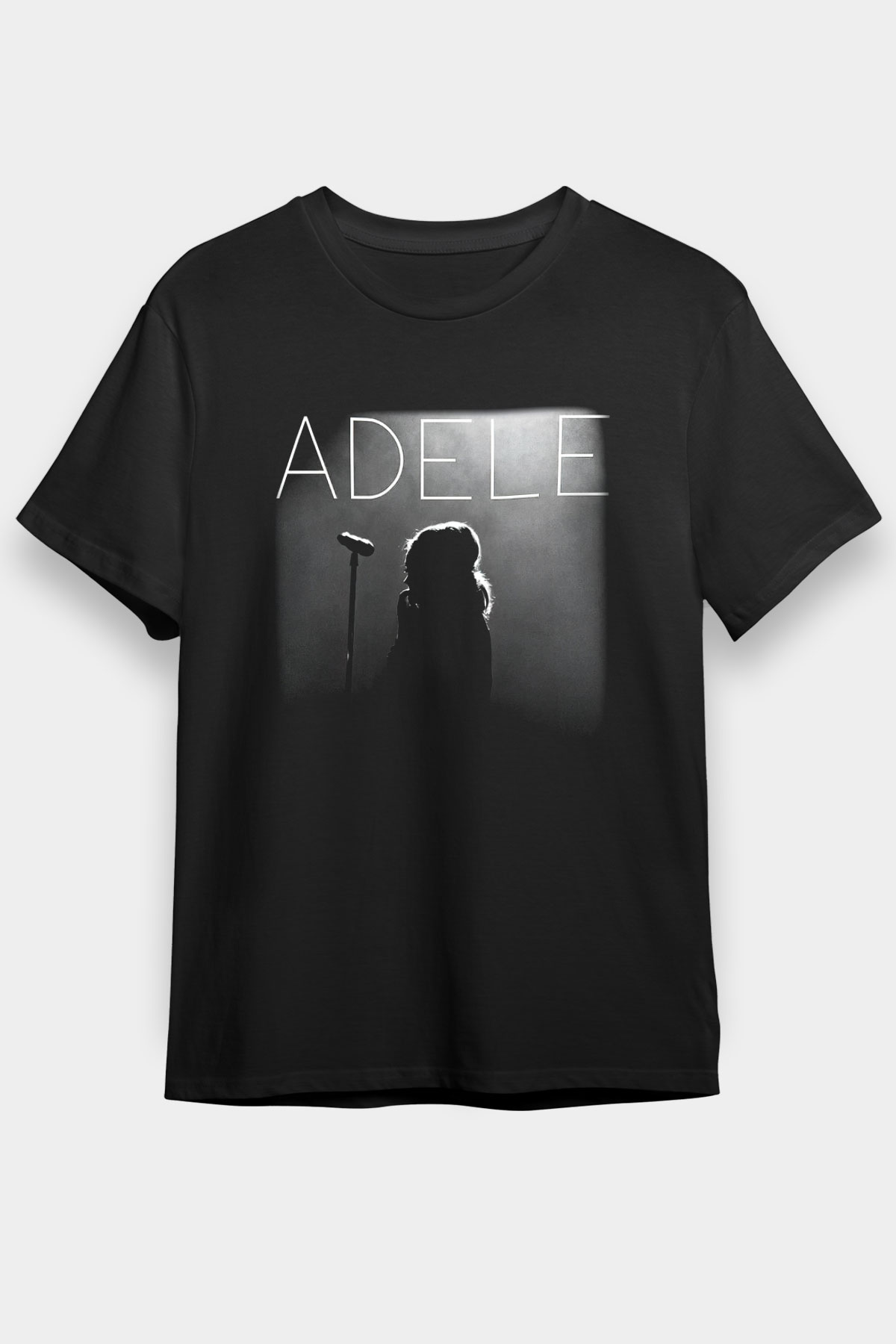 Adele Siyah Unisex Tişört T-Shirt - TişörtFabrikası