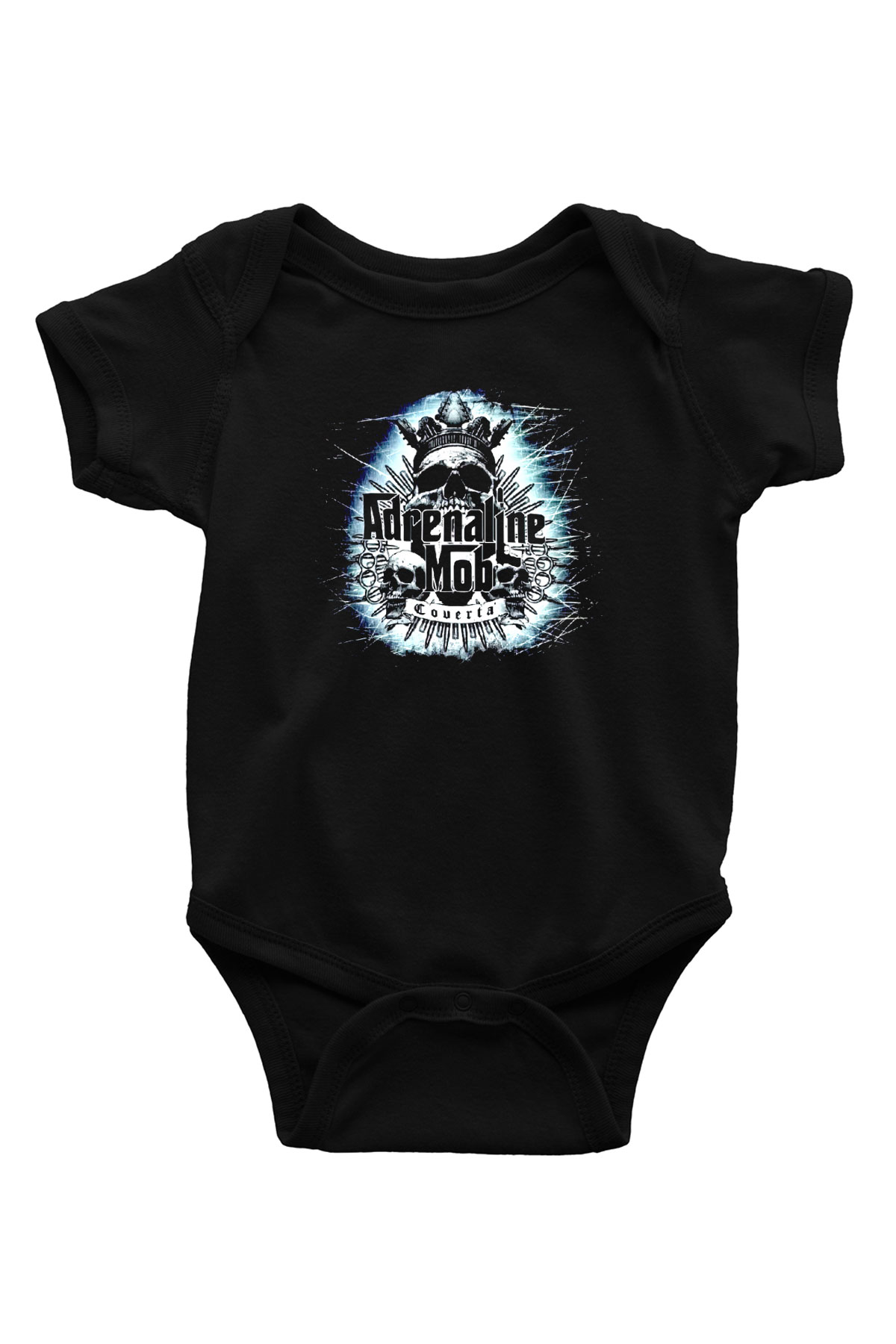 Adrenaline Mob Siyah Bebek Body - Zıbın
