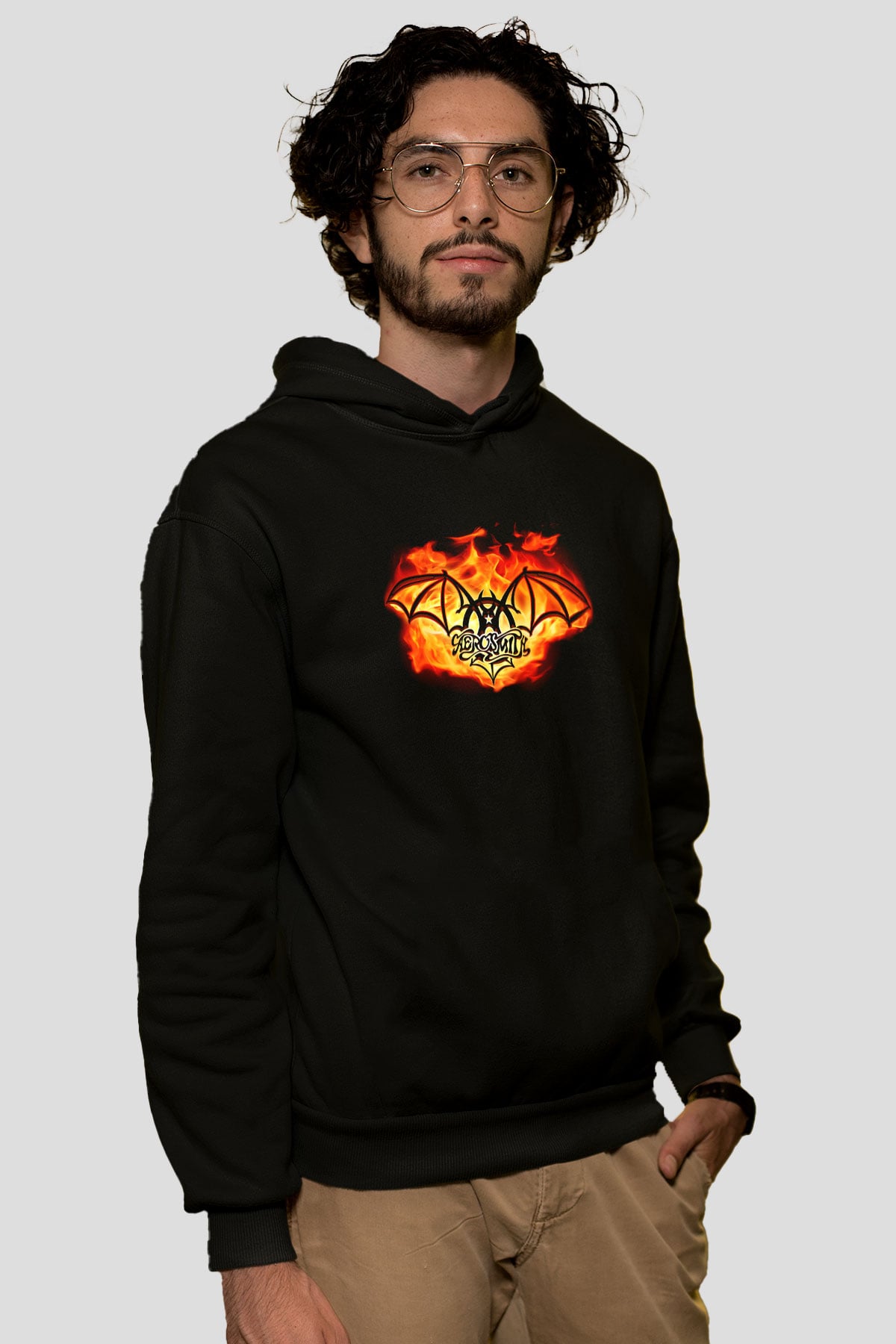 Aerosmith Siyah Unisex Hoodie