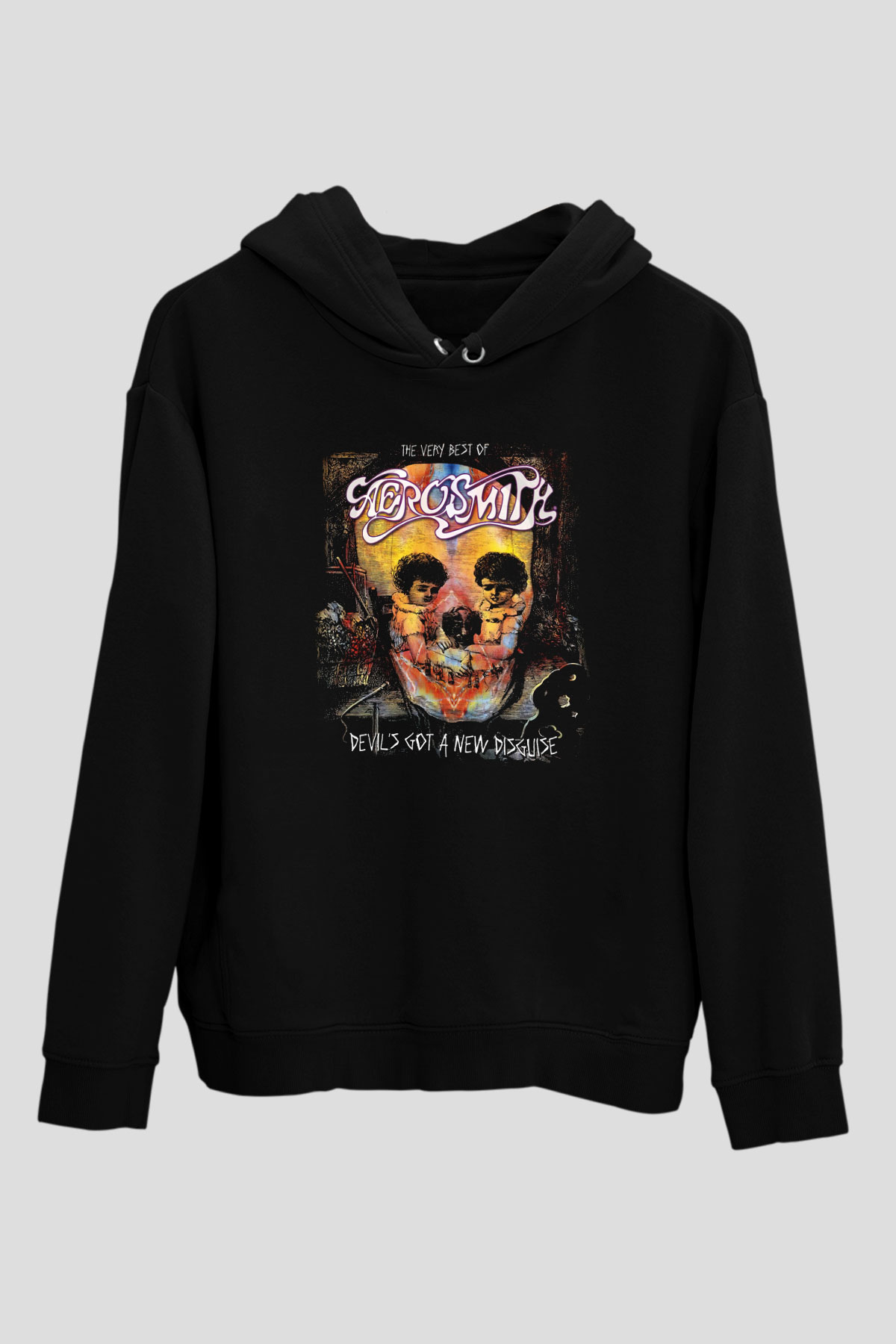 Aerosmith Siyah Unisex Hoodie