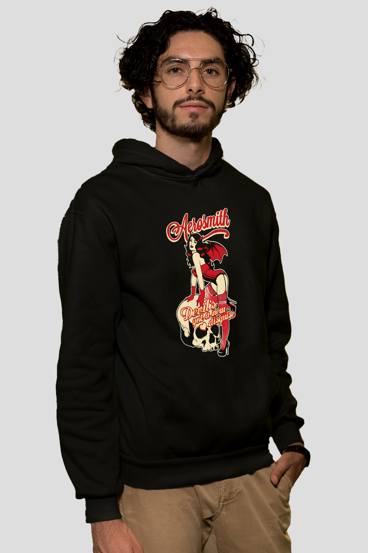 Aerosmith Siyah Unisex Hoodie