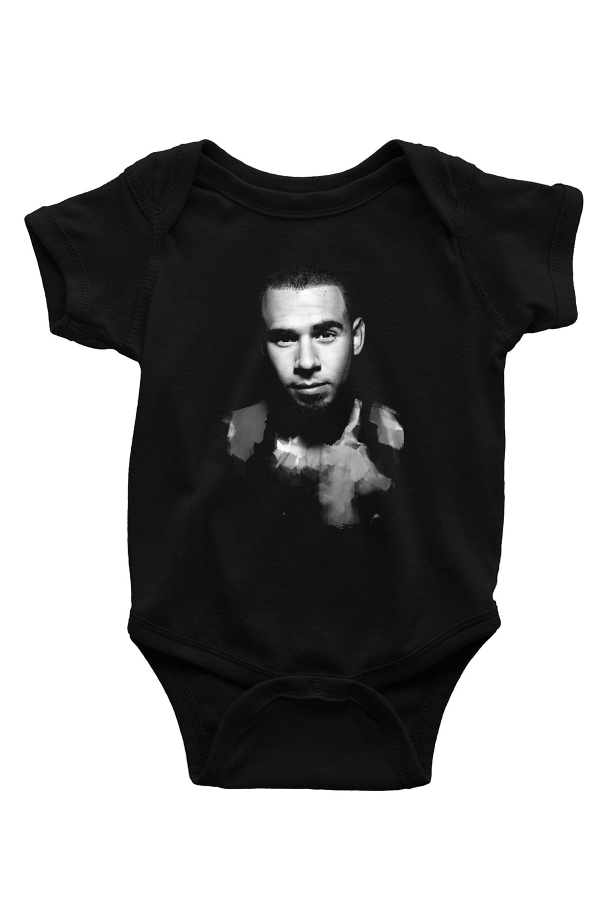 Afrojack Siyah Bebek Body - Zıbın
