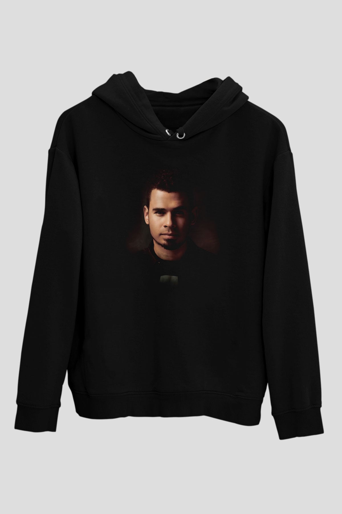 Afrojack Siyah Unisex Kapüşonlu Sweatshirt