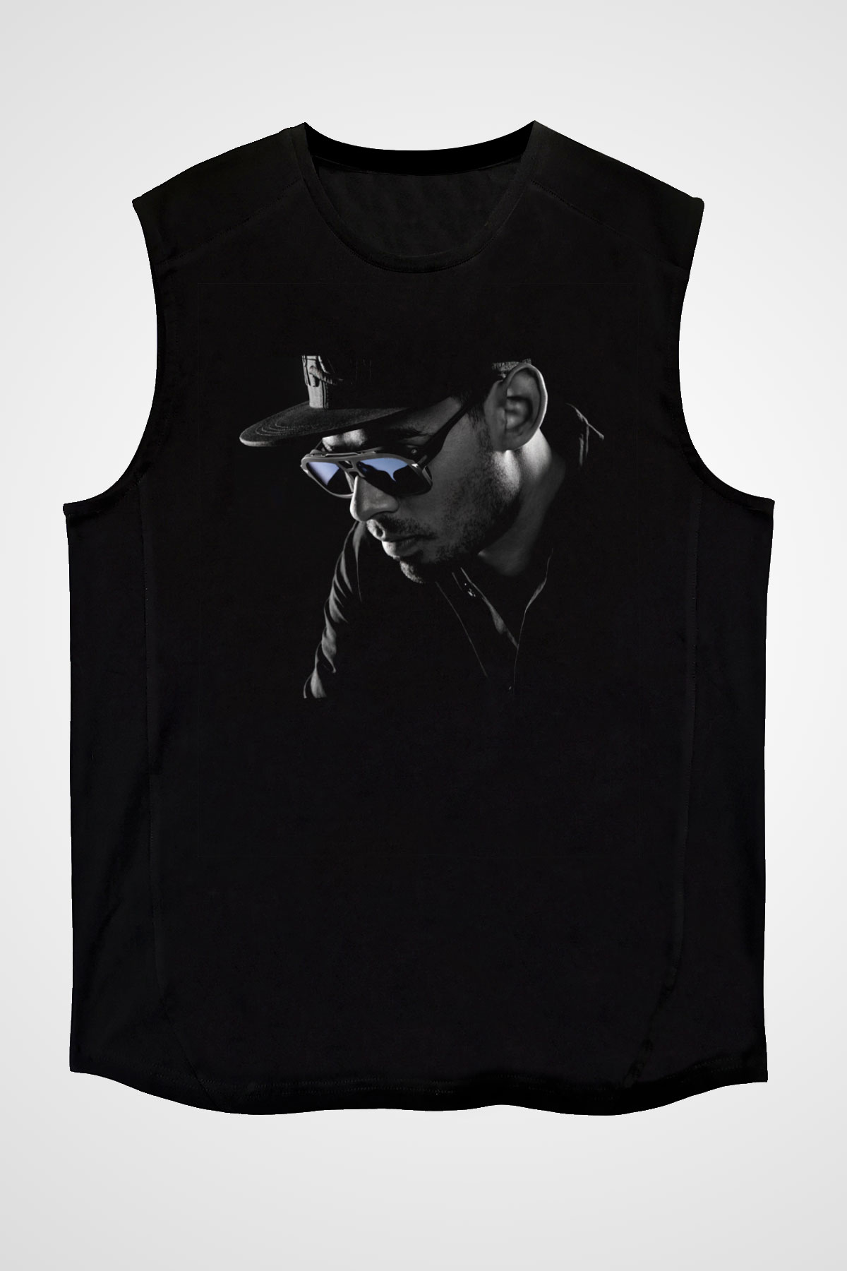Afrojack Siyah Unisex Kolsuz Tişört