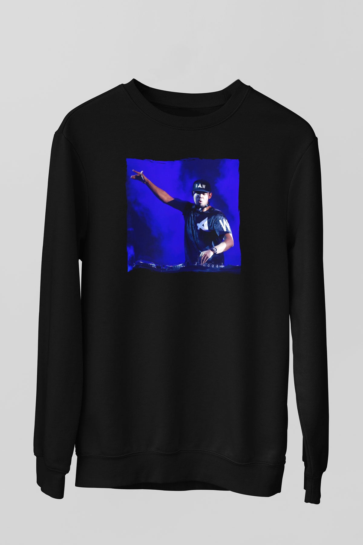 Afrojack Siyah Unisex Sweatshirt