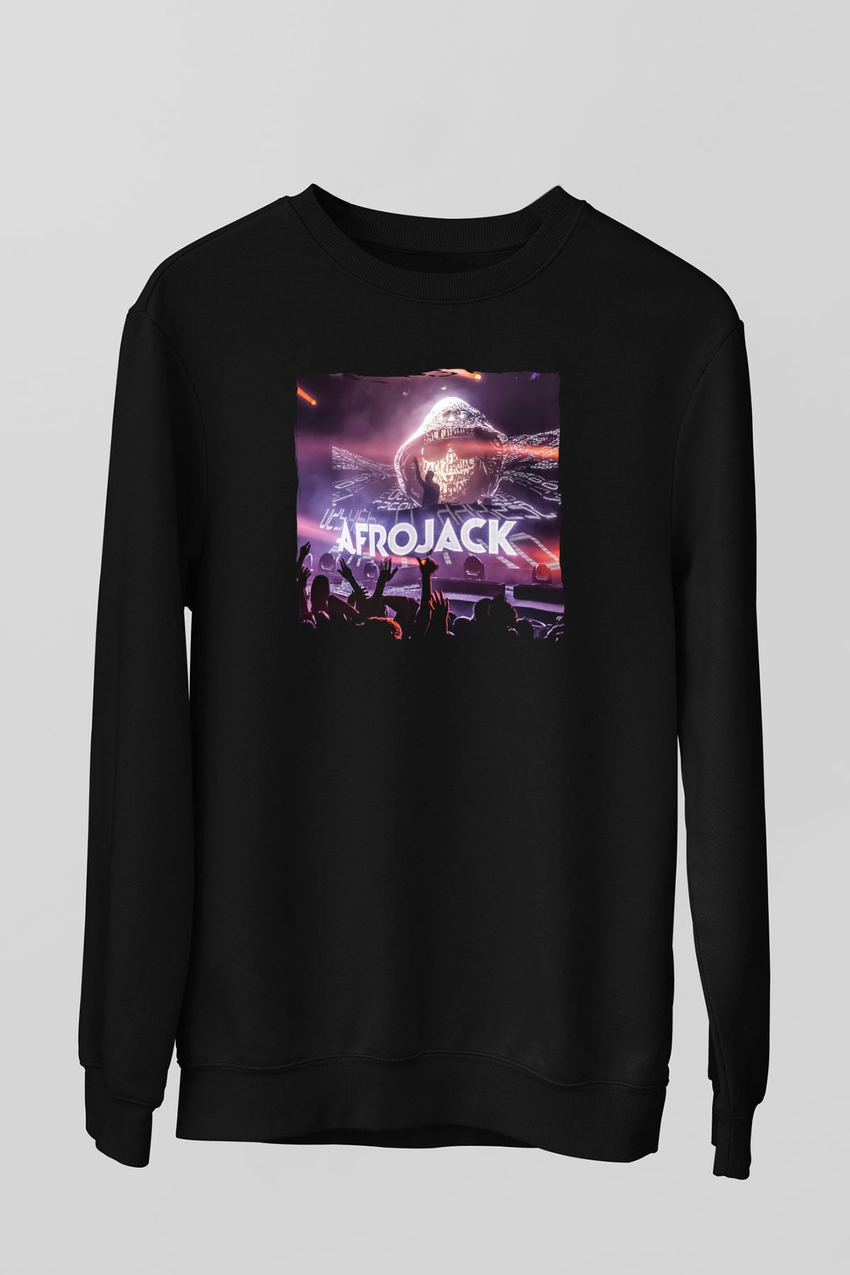 Afrojack Siyah Unisex Sweatshirt