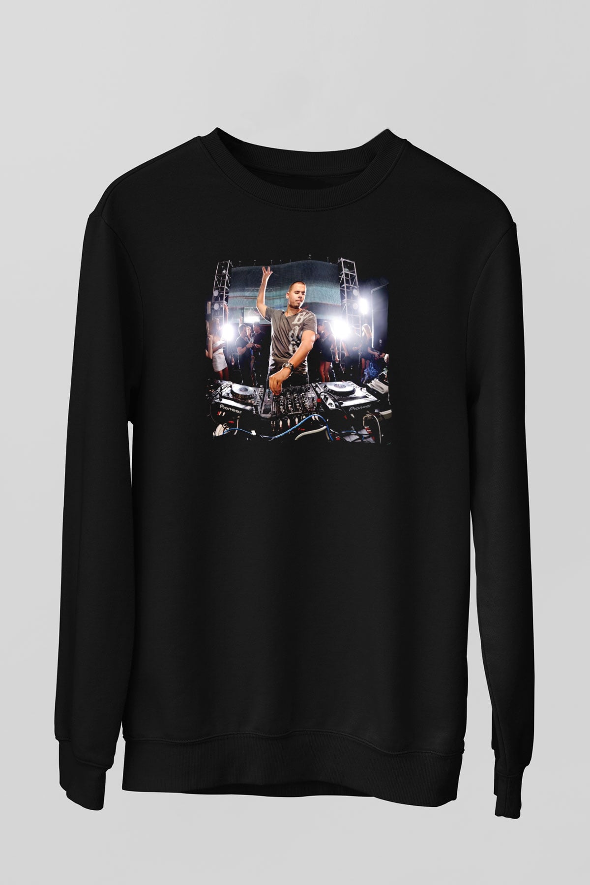 Afrojack Siyah Unisex Sweatshirt