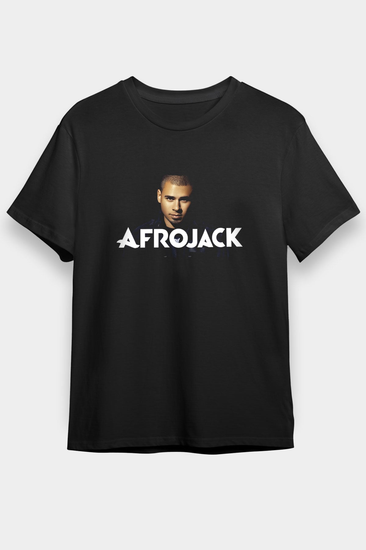 Afrojack Siyah Unisex Tişört T-Shirt - TişörtFabrikası