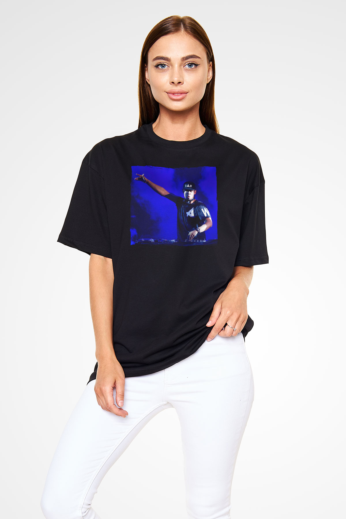 Afrojack Siyah Unisex Tişört T-Shirt - TişörtFabrikası