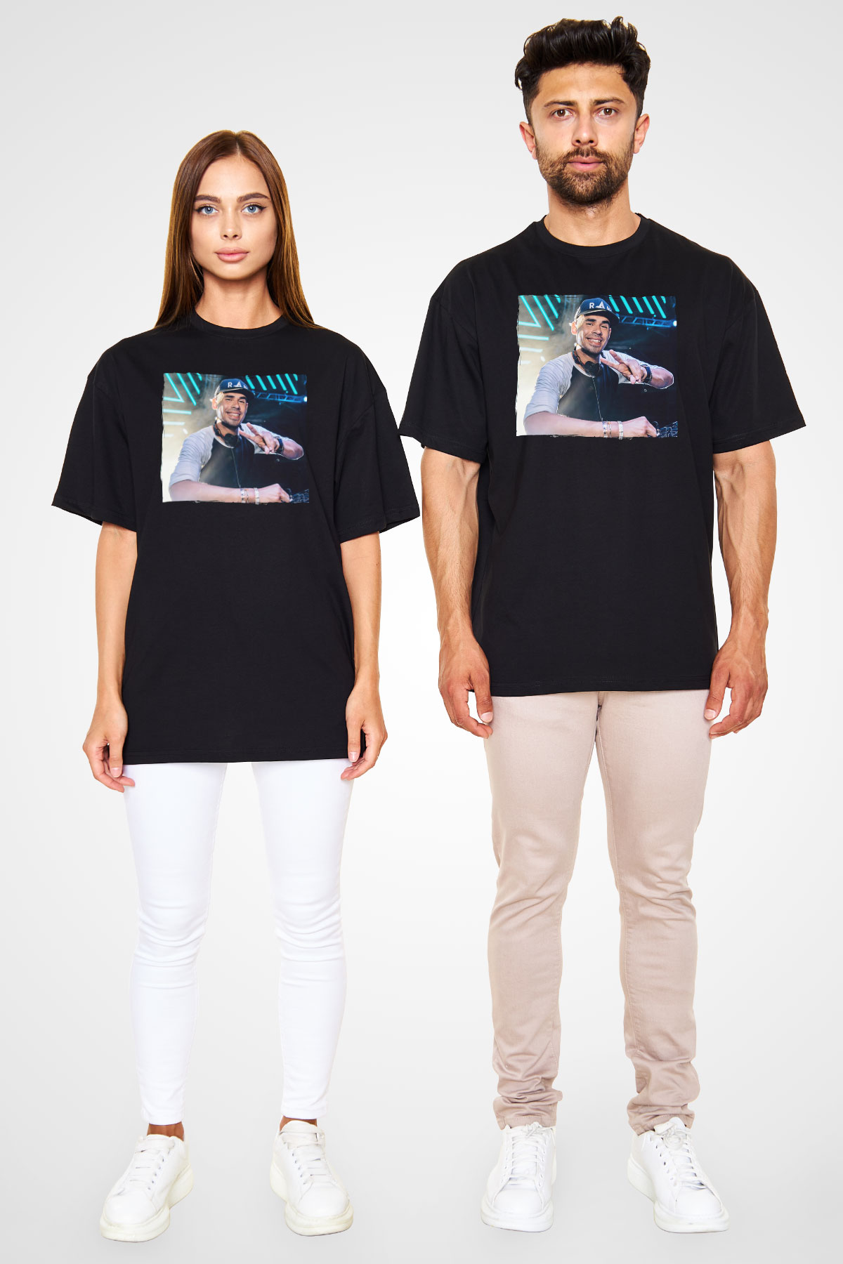 Afrojack Siyah Unisex Tişört T-Shirt - TişörtFabrikası