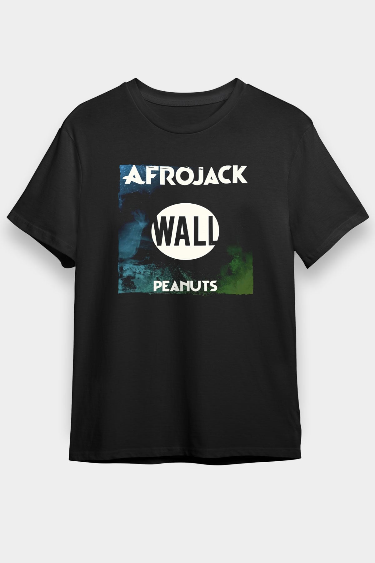 Afrojack Siyah Unisex Tişört T-Shirt - TişörtFabrikası