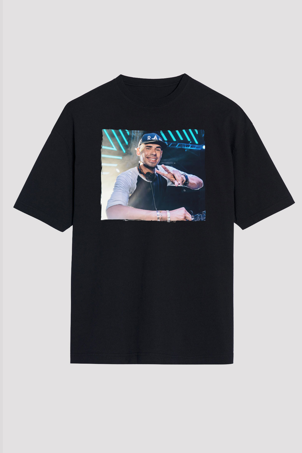 Afrojack Siyah Unisex Tişört T-Shirt - TişörtFabrikası