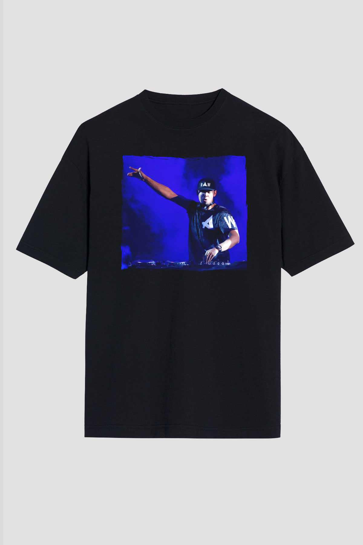 Afrojack Siyah Unisex Tişört T-Shirt - TişörtFabrikası