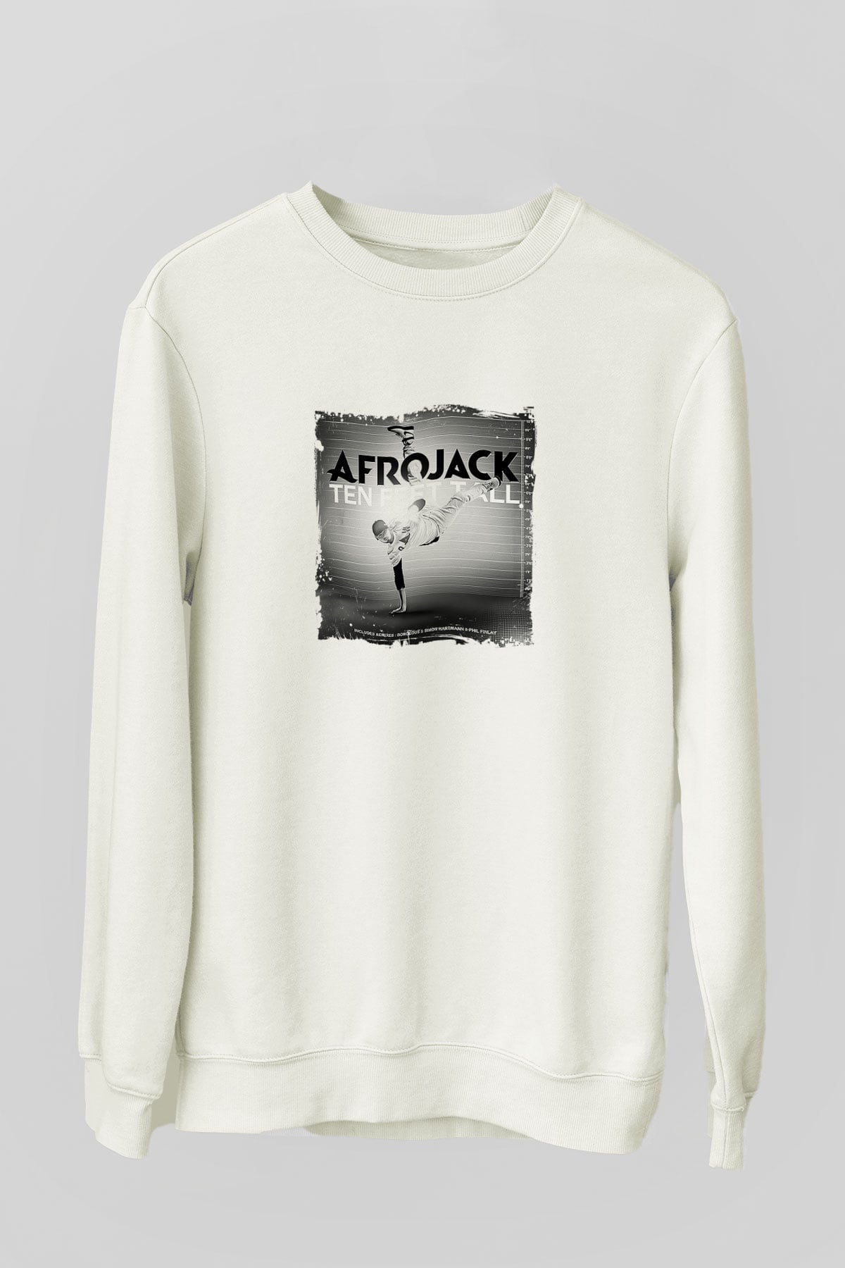 AfrojackBaskılı Beyaz Sweatshirt