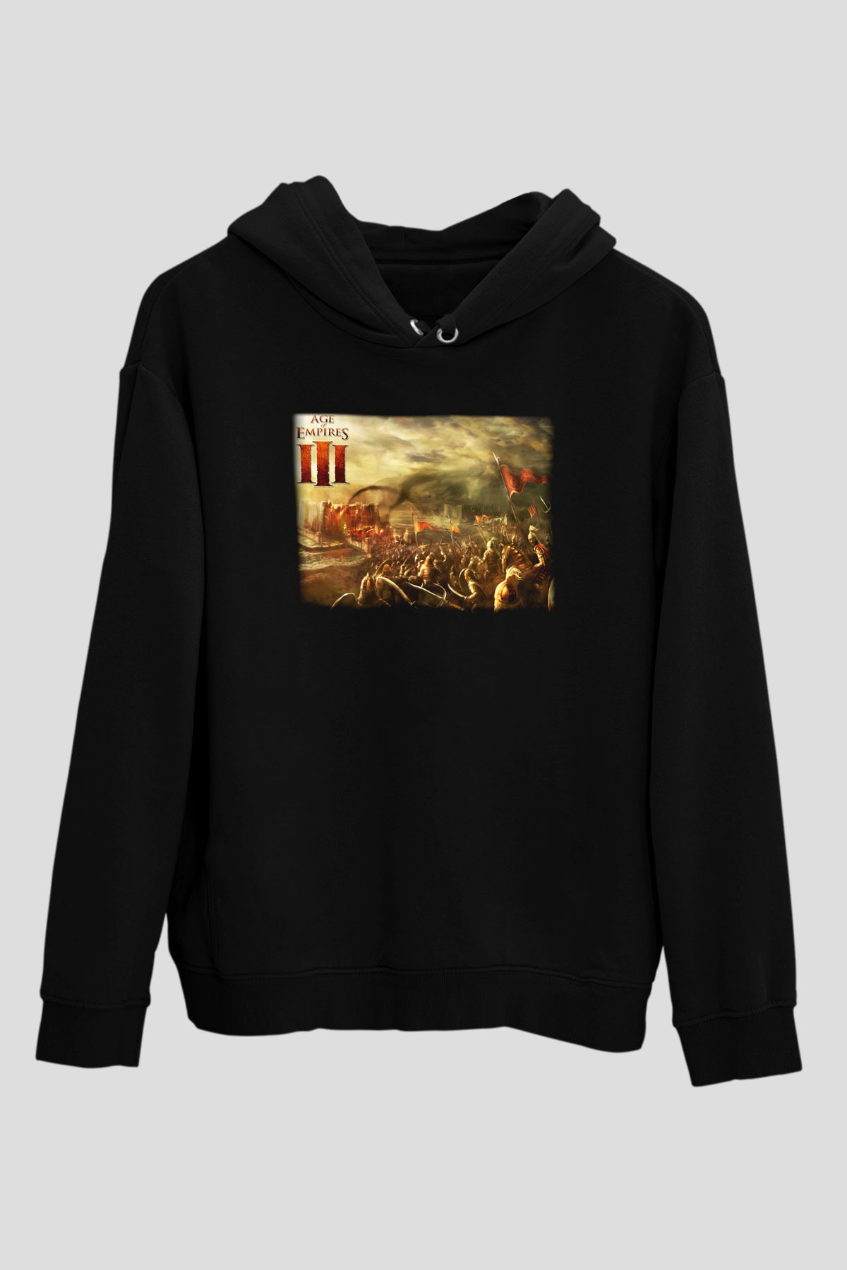 Age Of Empires Siyah Unisex Hoodie