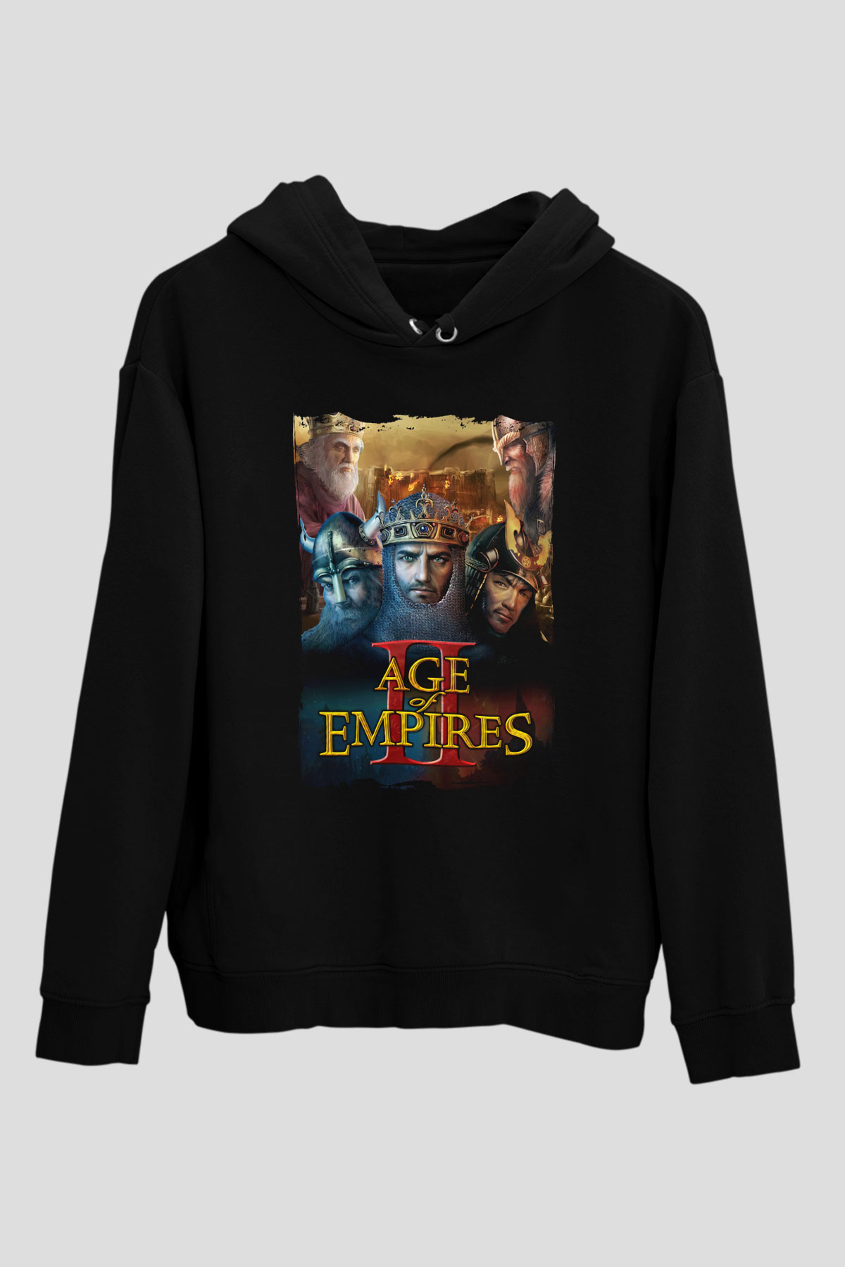 Age Of Empires Siyah Unisex Hoodie