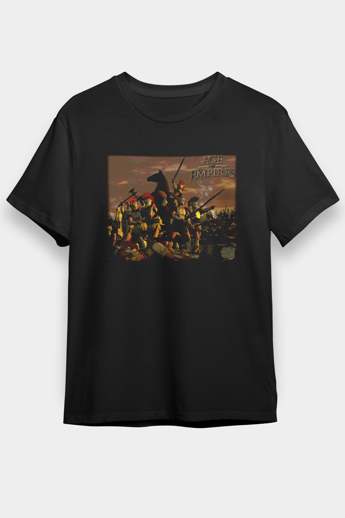 Age Of Empires Siyah Unisex Tişört T-Shirt