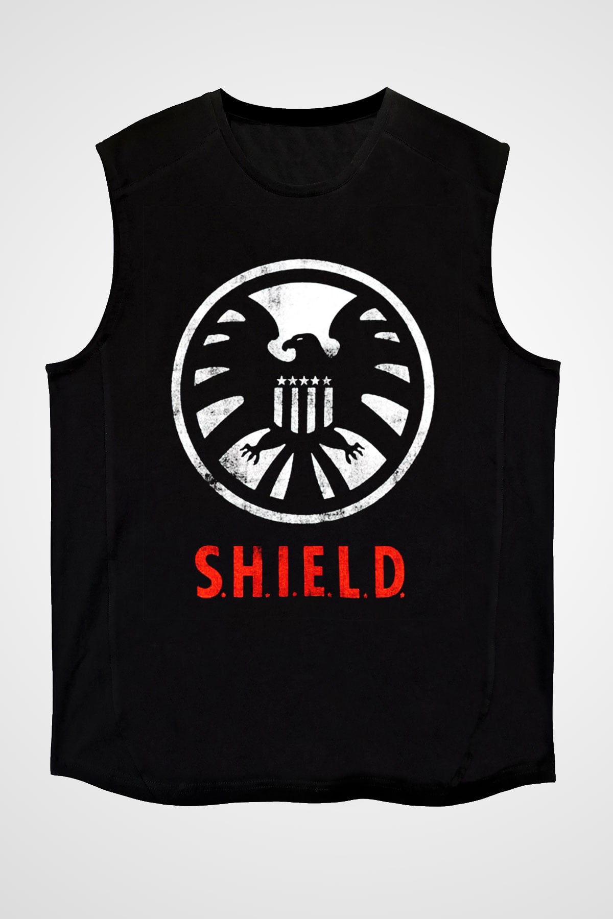 Agents of S.H.I.E.L.D. Siyah Unisex Kolsuz Tişört