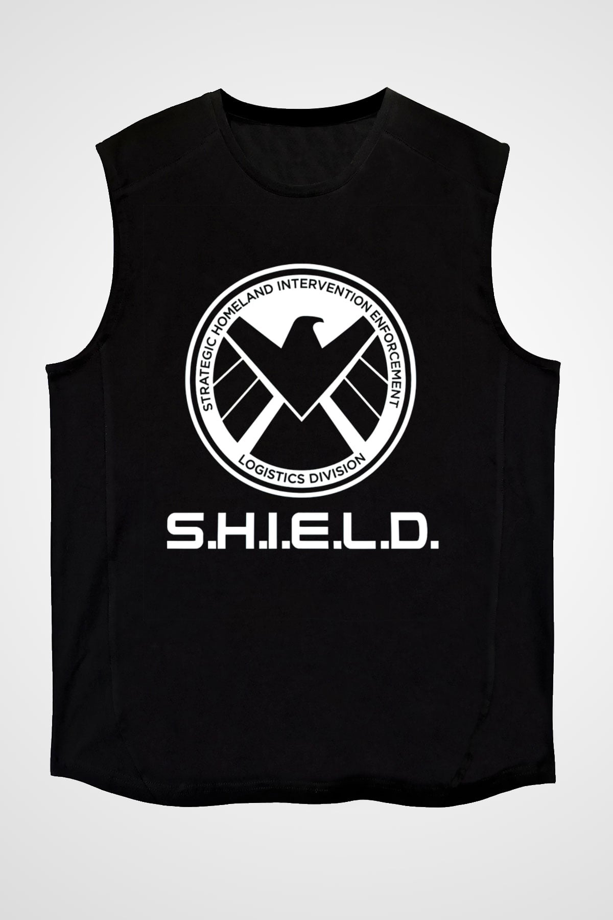 Agents of S.H.I.E.L.D. Siyah Unisex Kolsuz Tişört