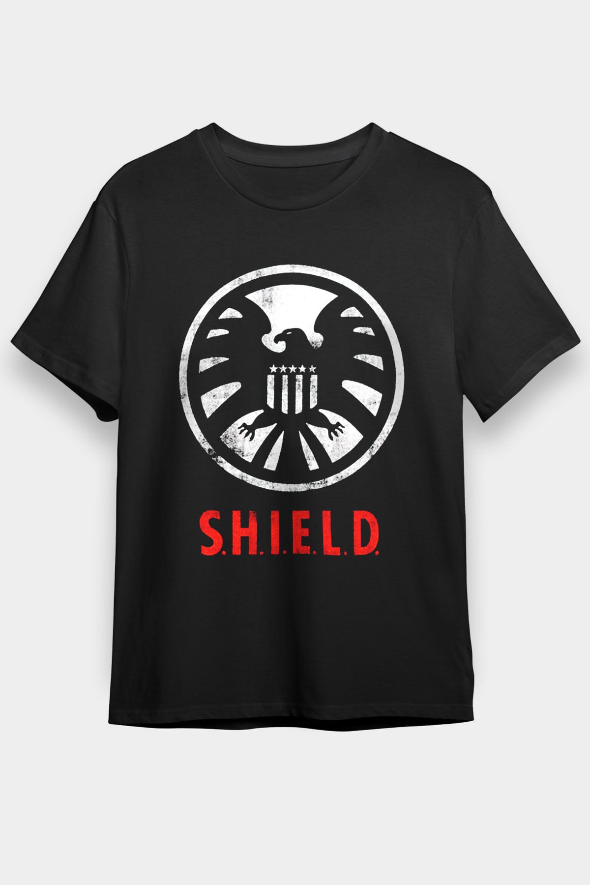 Agents of S.H.I.E.L.D. Siyah Unisex Tişört T-Shirt