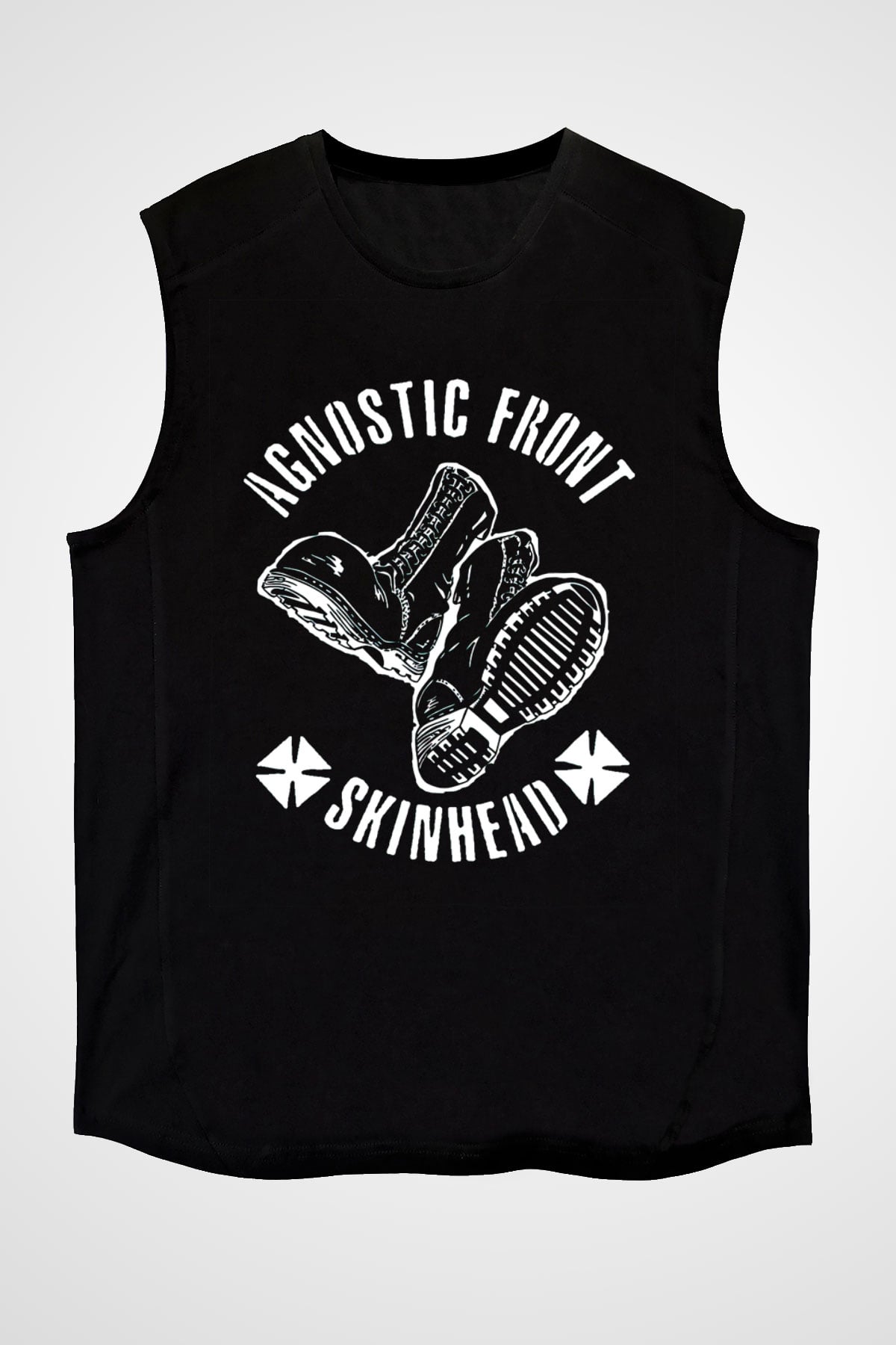 Agnostic Front Siyah Unisex Kolsuz Tişört