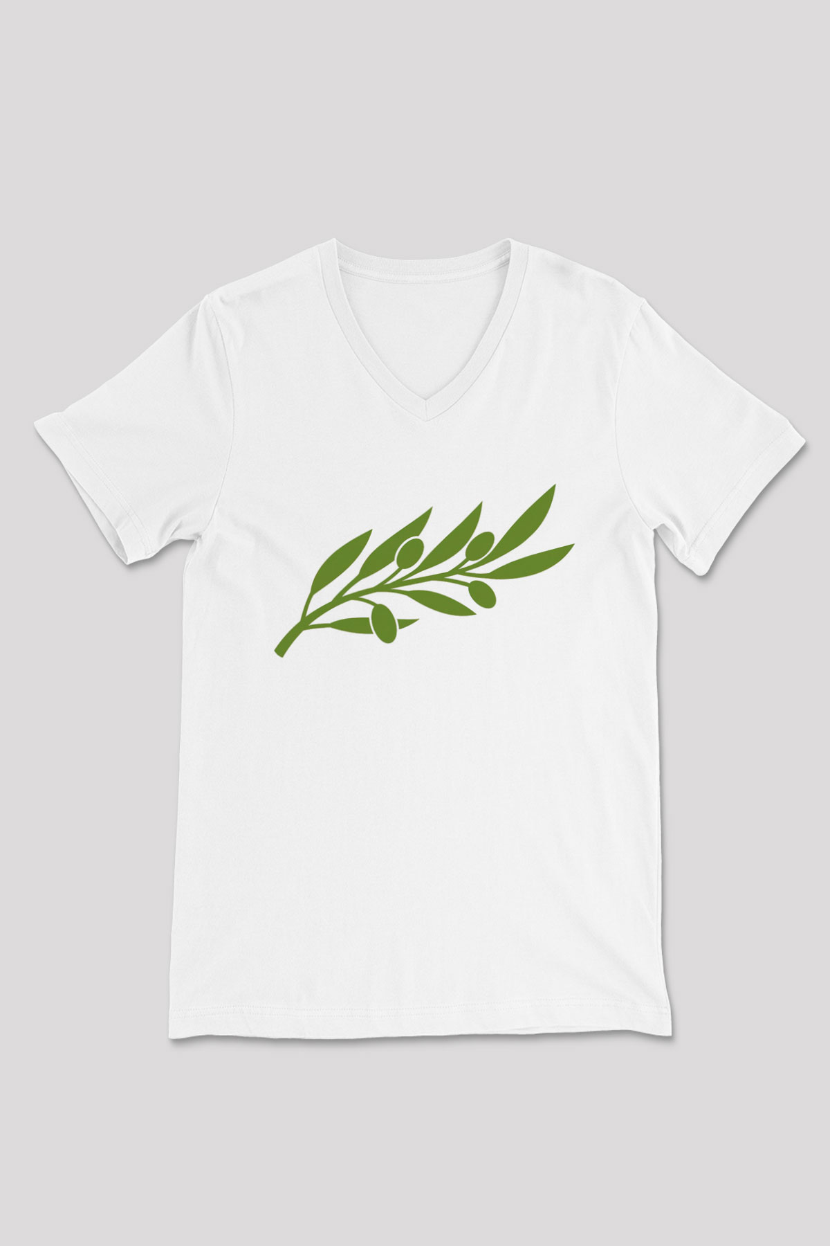 Agronomist Beyaz Unisex V Yaka Tişört